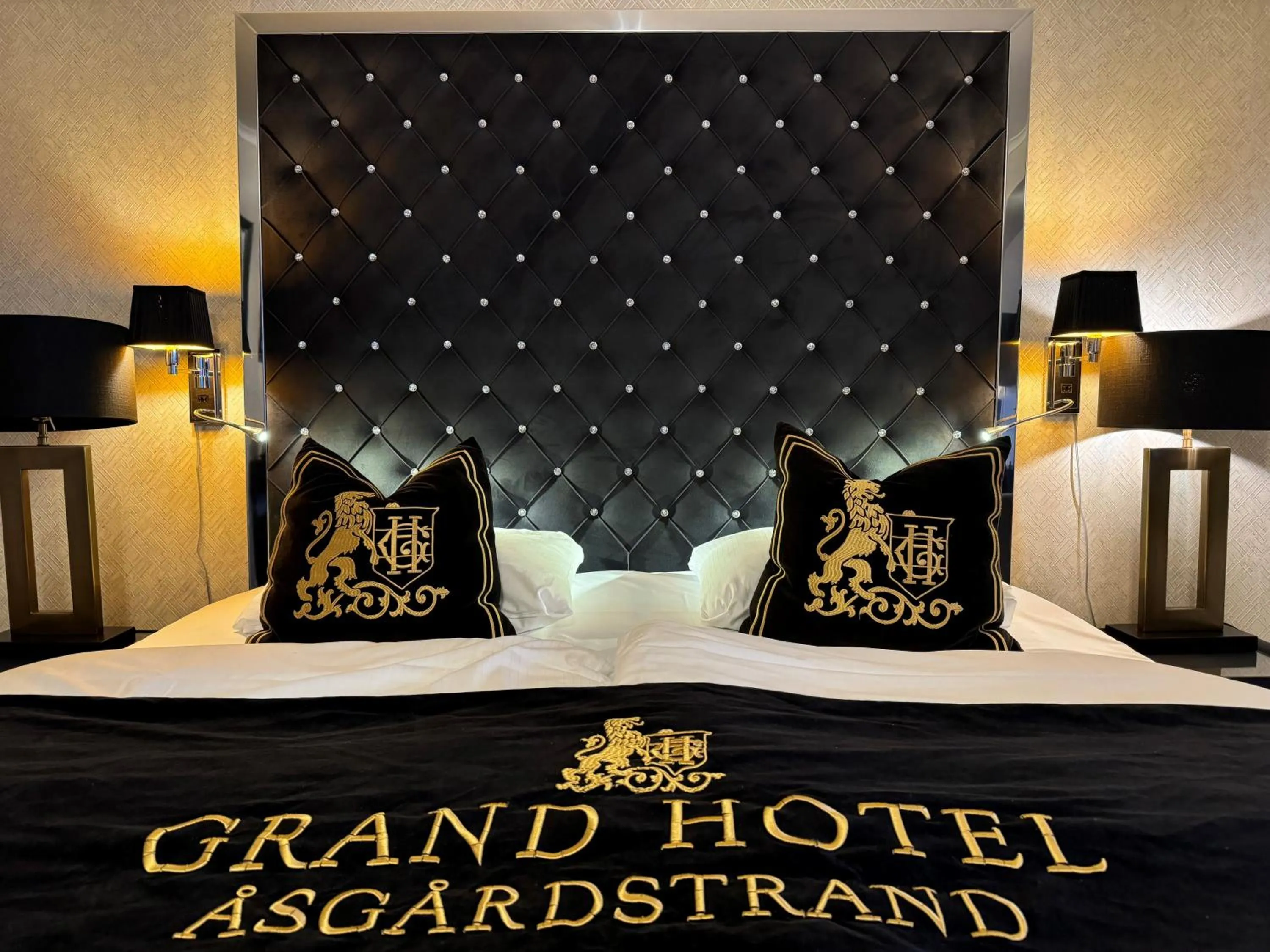 Bed in Grand Hotel Åsgårdstrand - Unike Hoteller