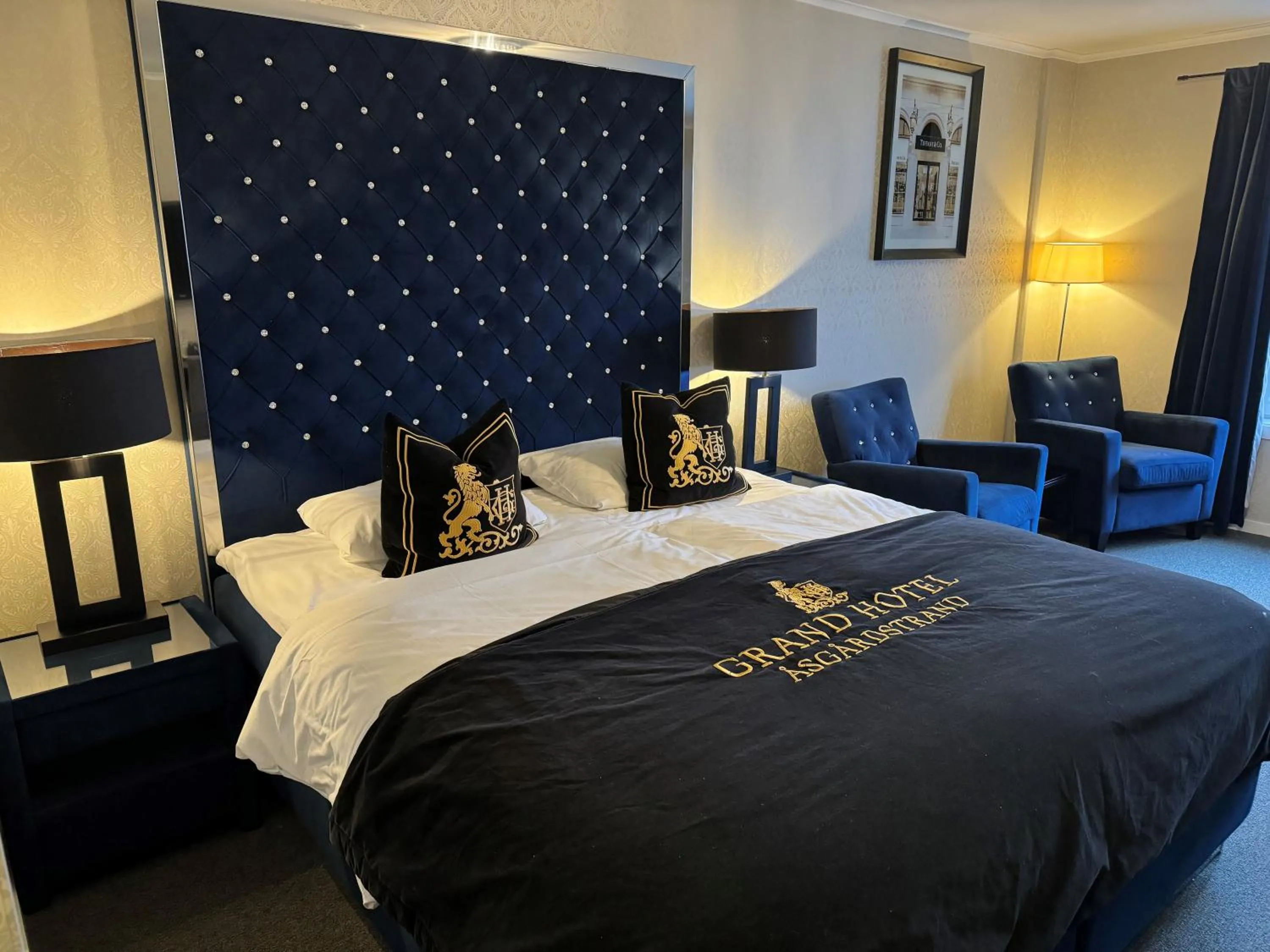 Photo of the whole room, Bed in Grand Hotel Åsgårdstrand - Unike Hoteller