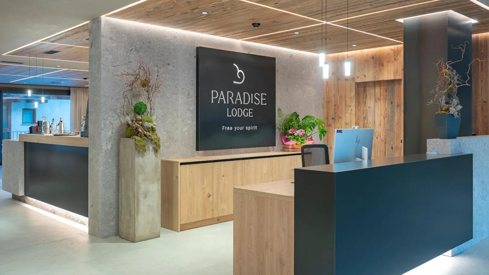 Property logo or sign in Paradise Lodge