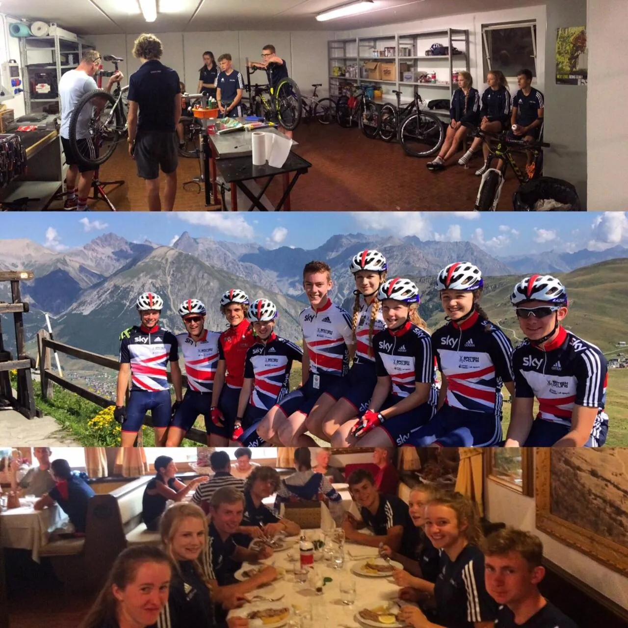 group of guests in Paradise Lodge