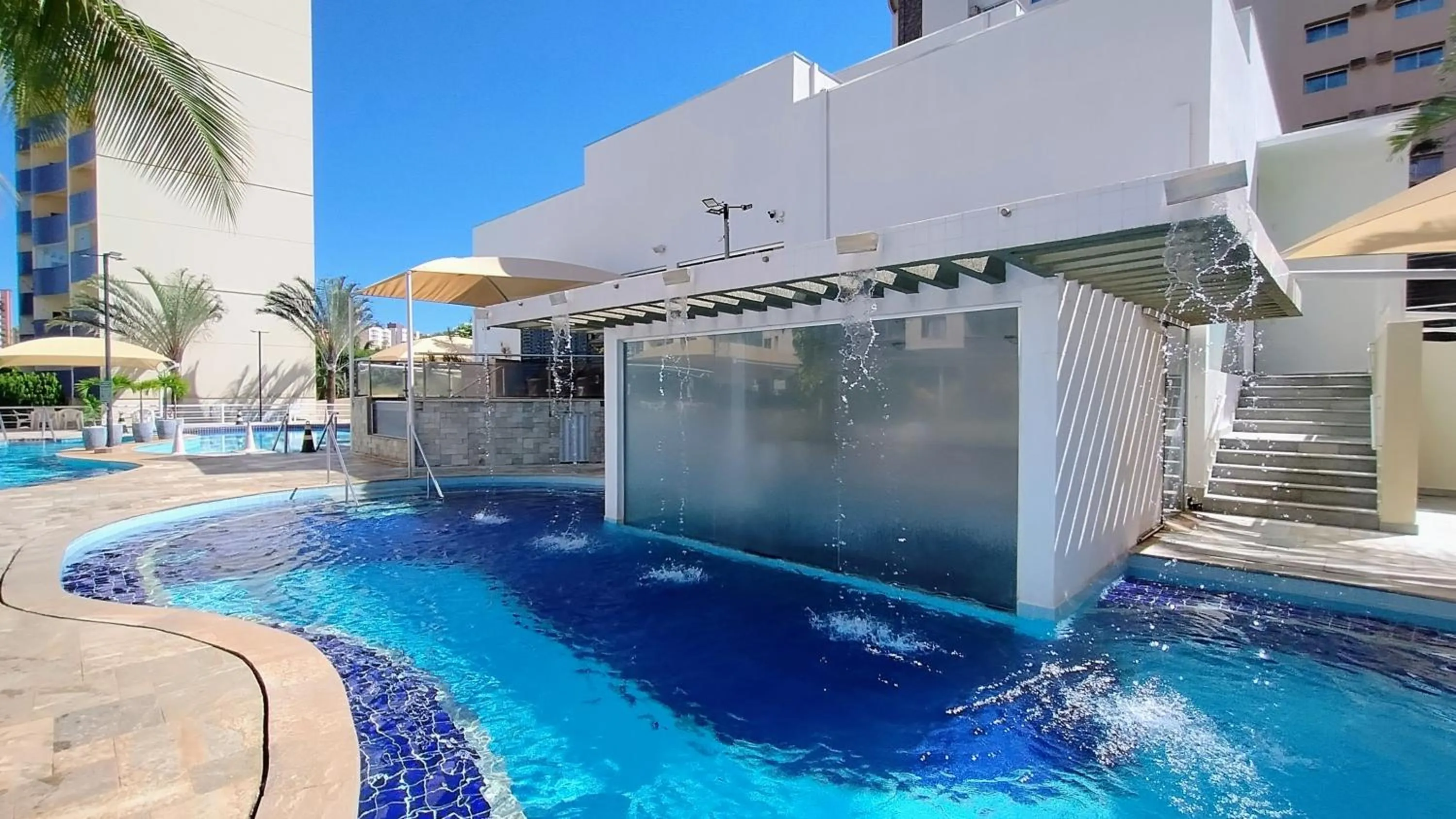 Swimming pool in Thermas do Bandeirante Caldas Novas - ACHEI FERIAS - Com Roupa de Cama