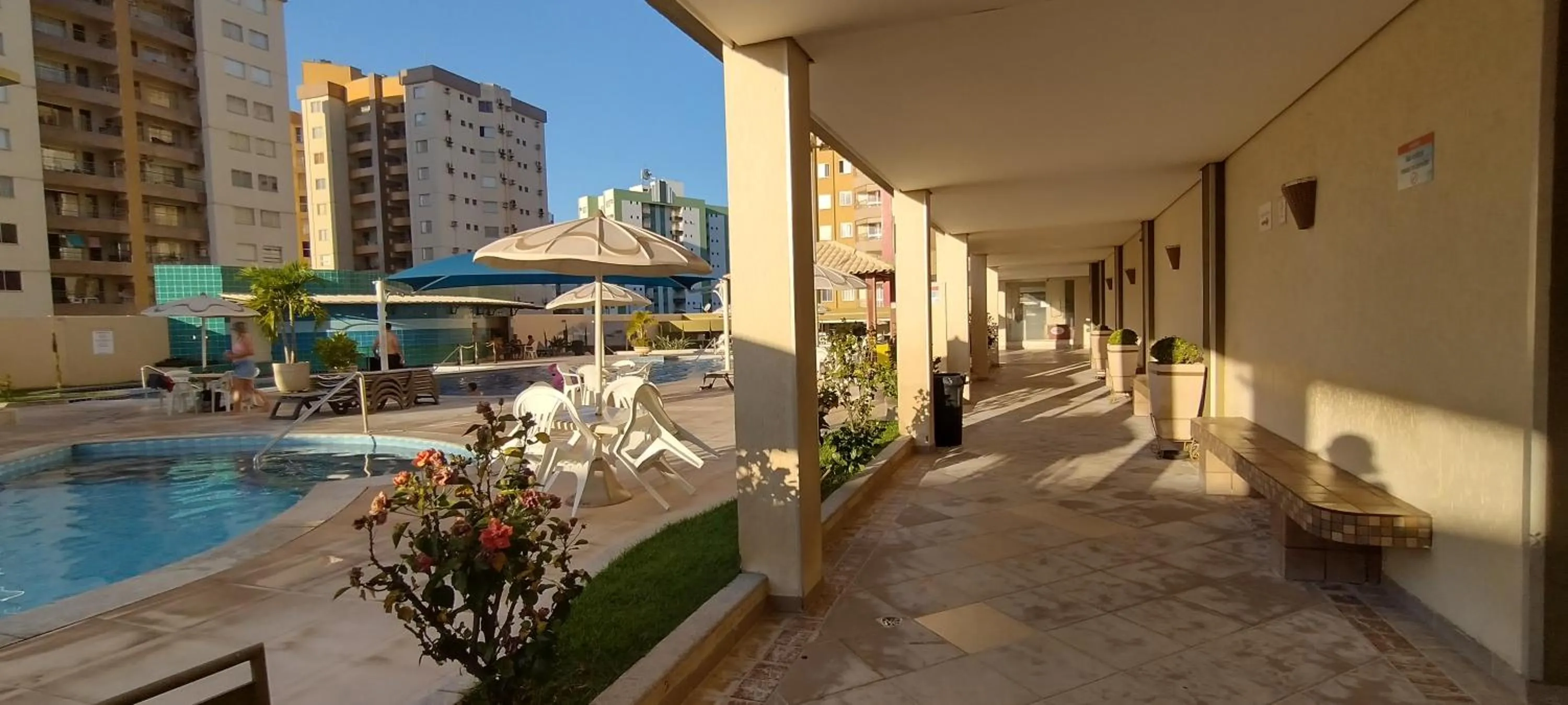 acessibility in Prive das Thermas I Caldas Novas - ACHEI FERIAS - com roupa de cama