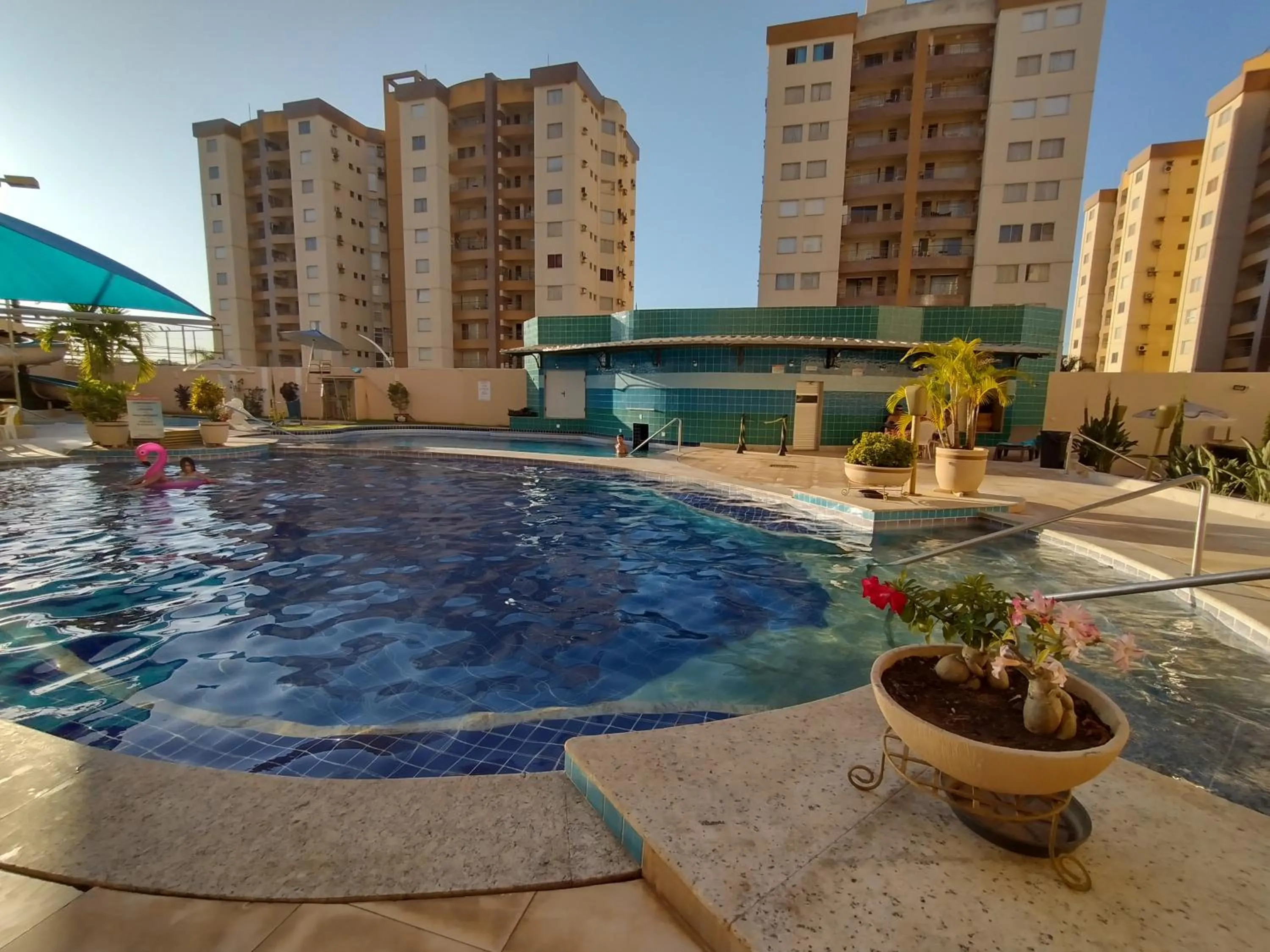 Prive das Thermas I Caldas Novas - ACHEI FERIAS - com roupa de cama