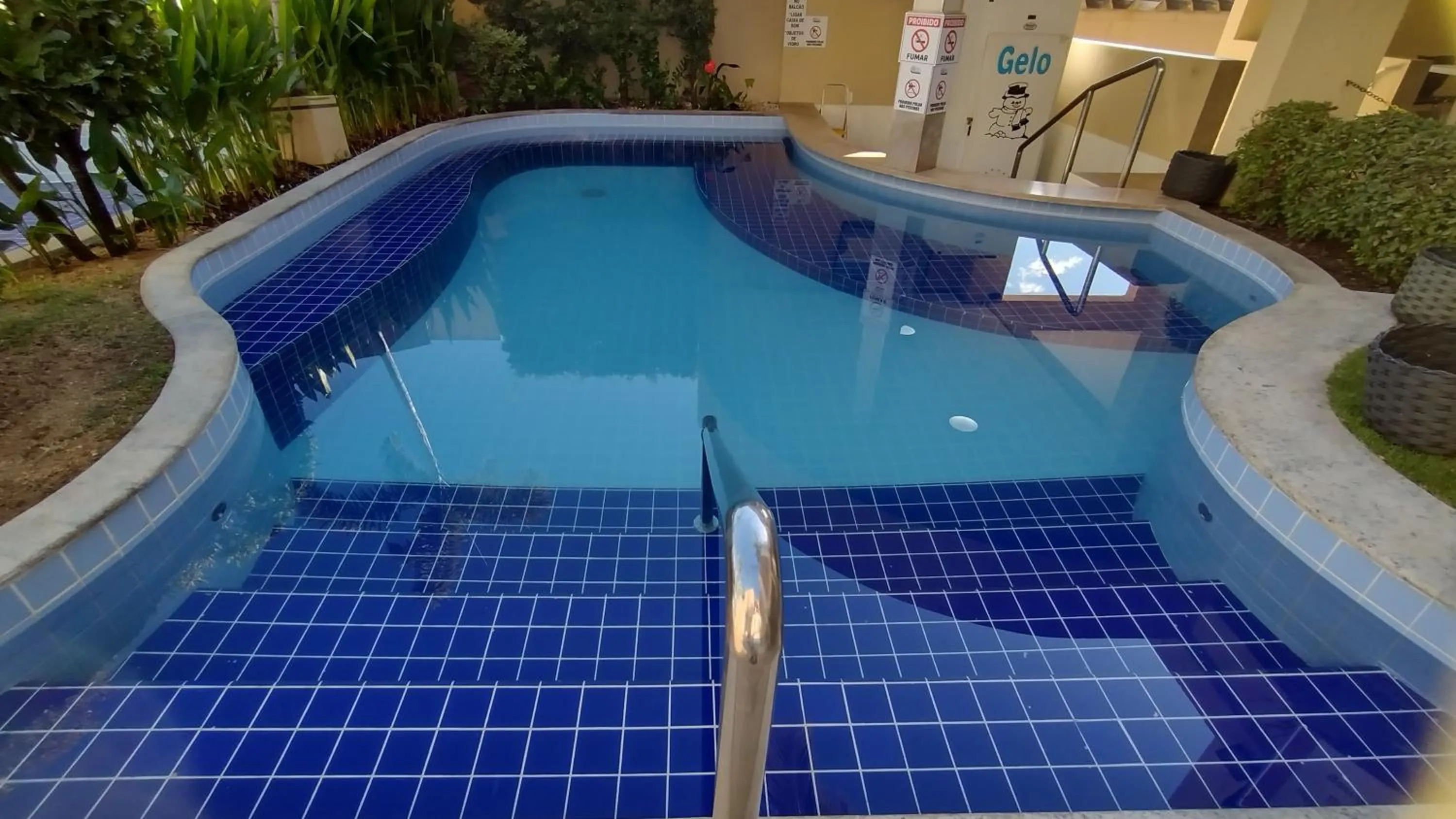 Swimming pool in Prive das Thermas II Caldas Novas - ACHEI FERIAS - Com Roupa de Cama