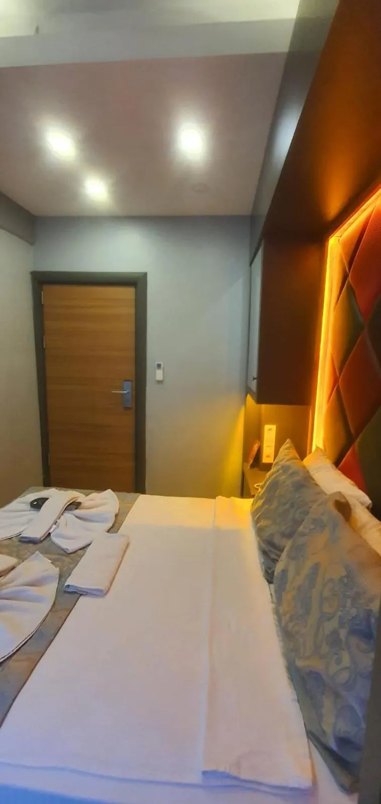 Bed in Grand Esen Hotel