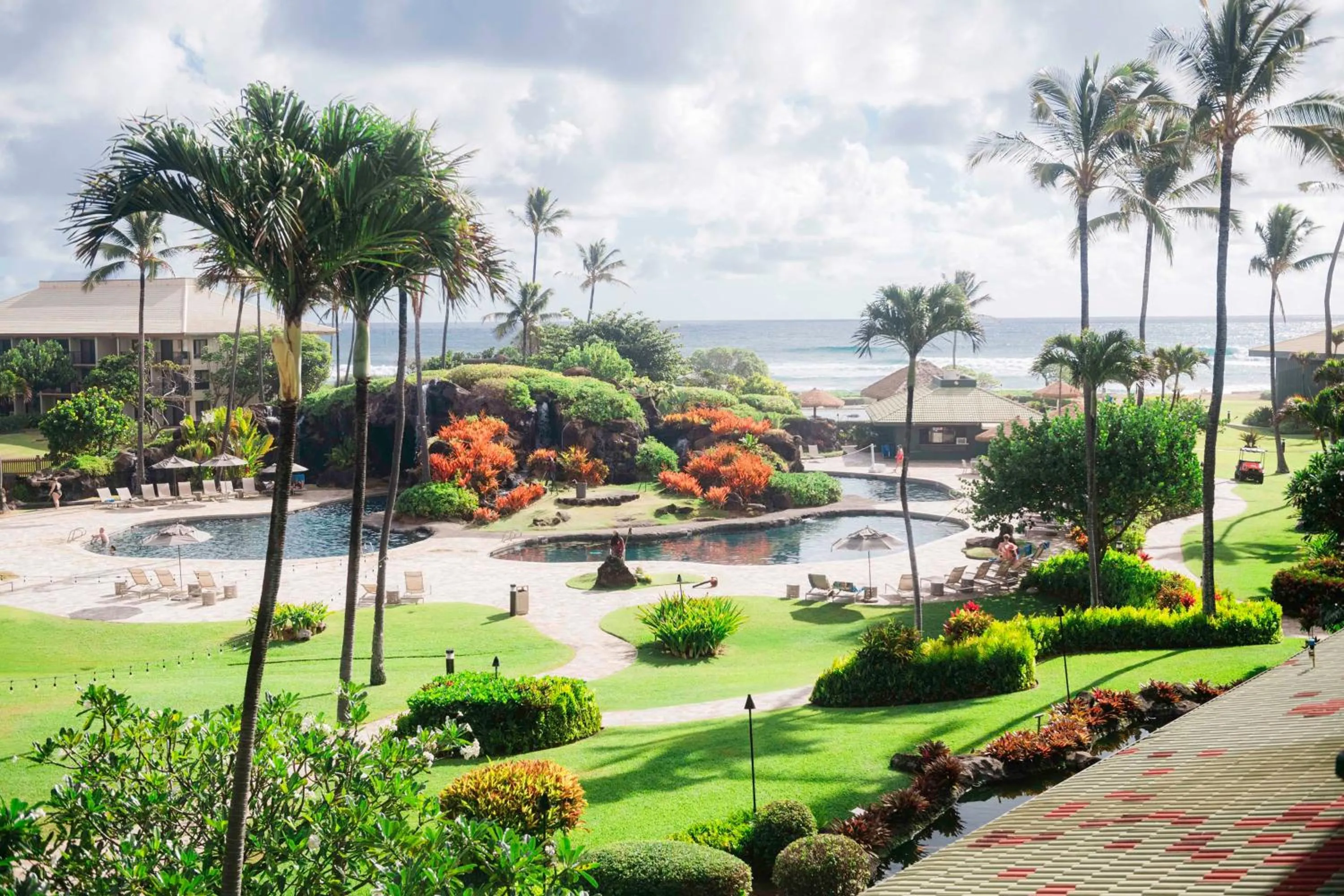Pool view in OUTRIGGER Kaua'i Beach Resort & Spa