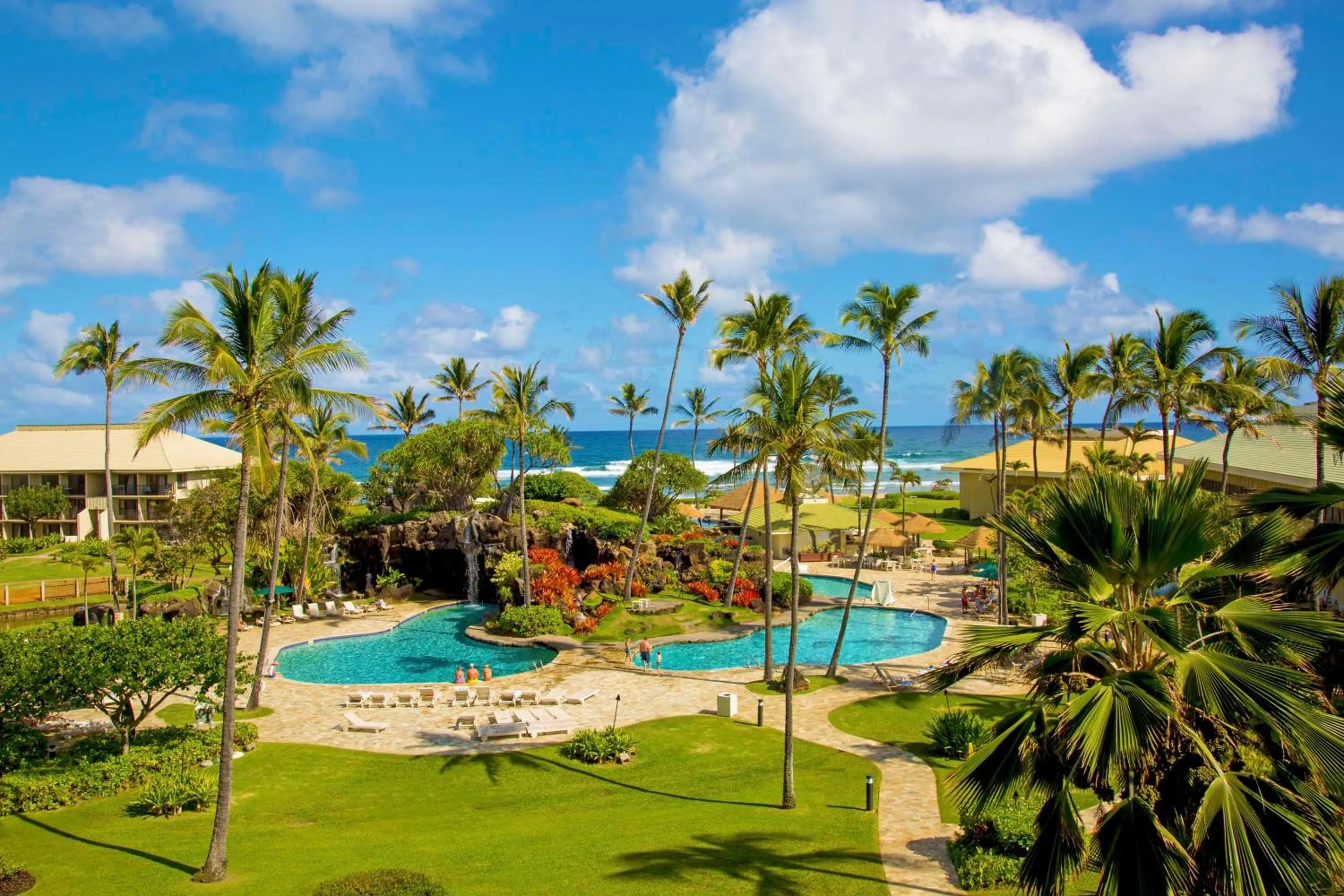 Pool view in OUTRIGGER Kaua'i Beach Resort & Spa