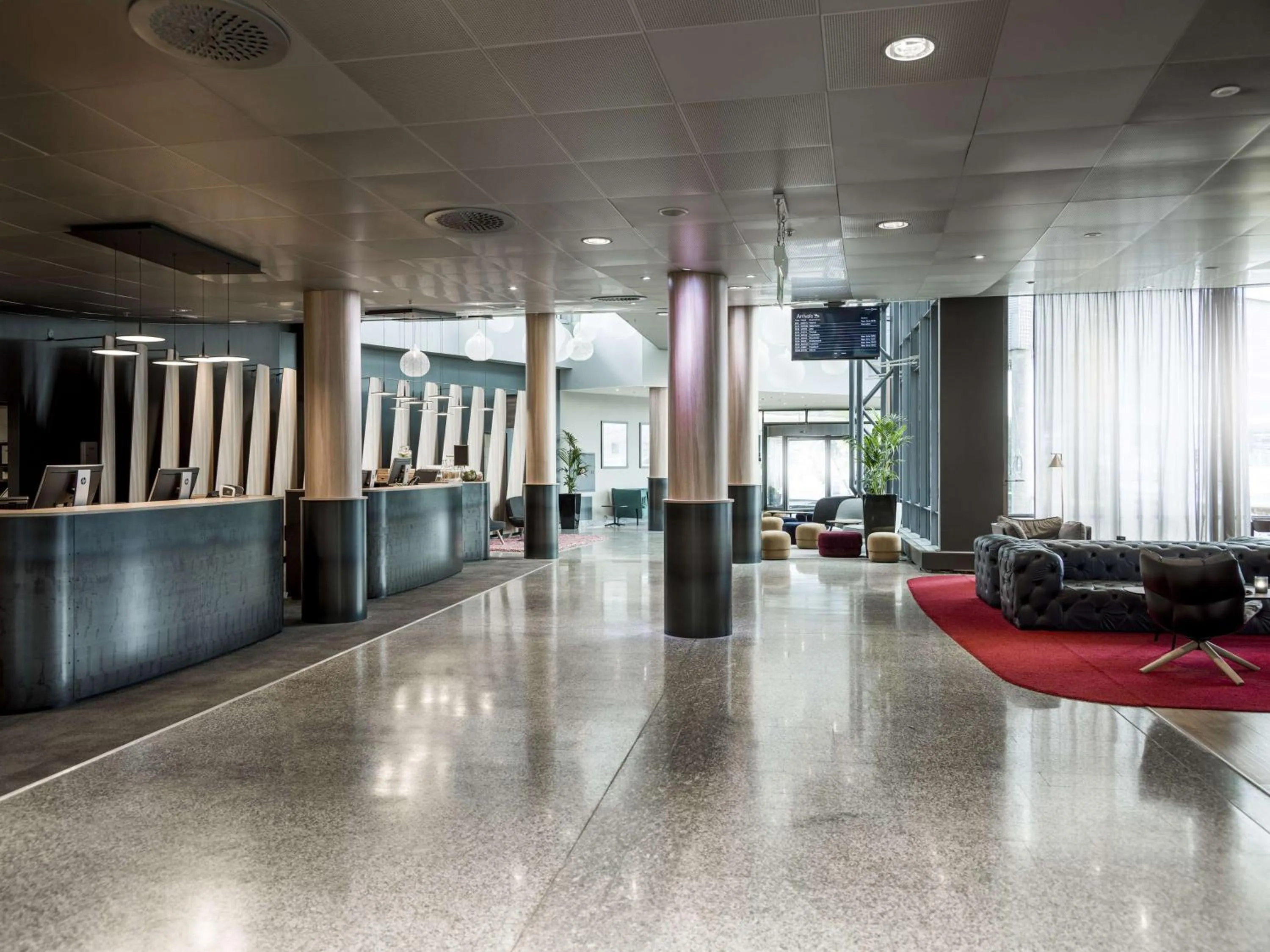 Lobby or reception in Radisson Blu Airport Hotel, Oslo Gardermoen