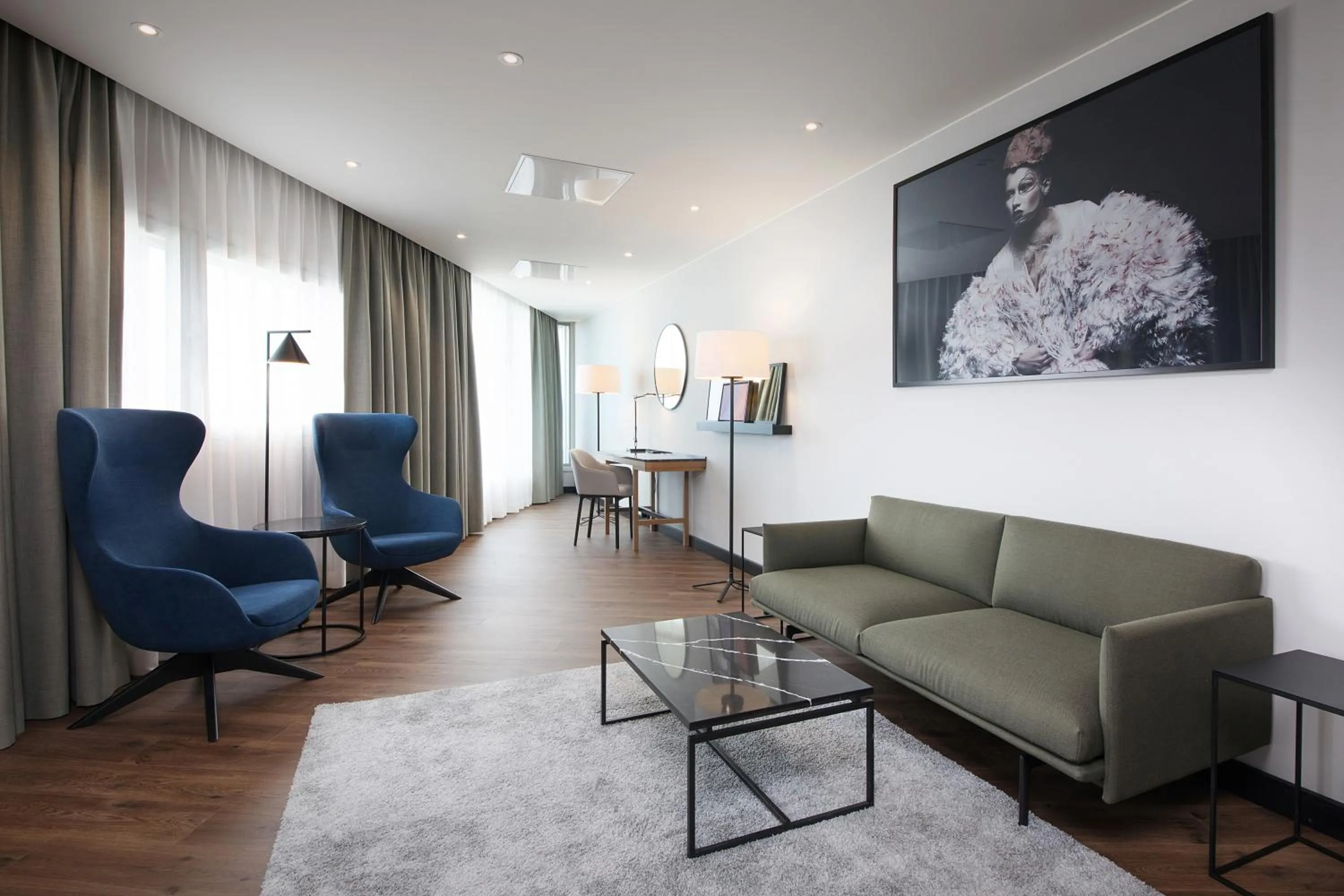 Living room in Radisson Blu Airport Hotel, Oslo Gardermoen