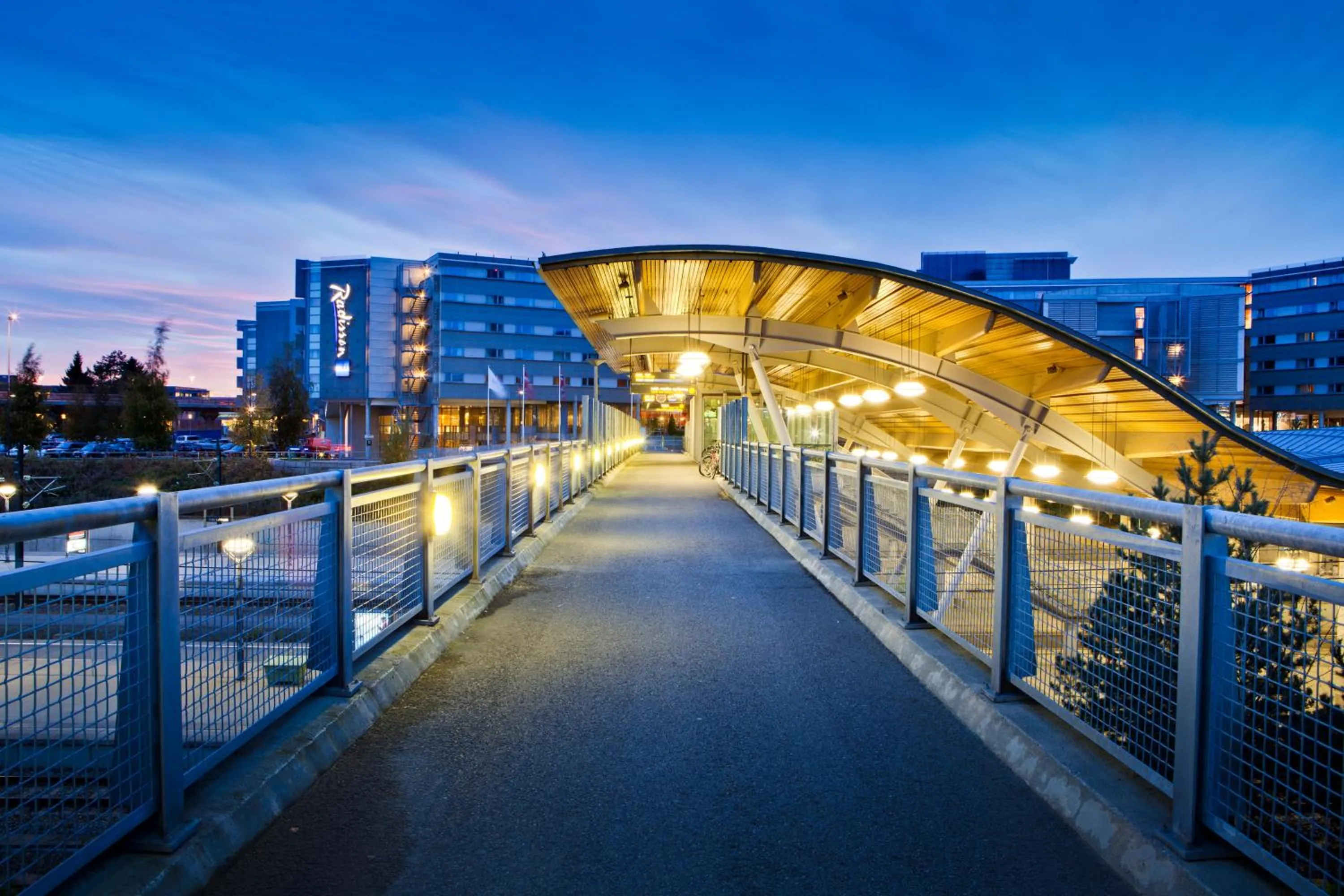 Facade/entrance in Radisson Blu Airport Hotel, Oslo Gardermoen