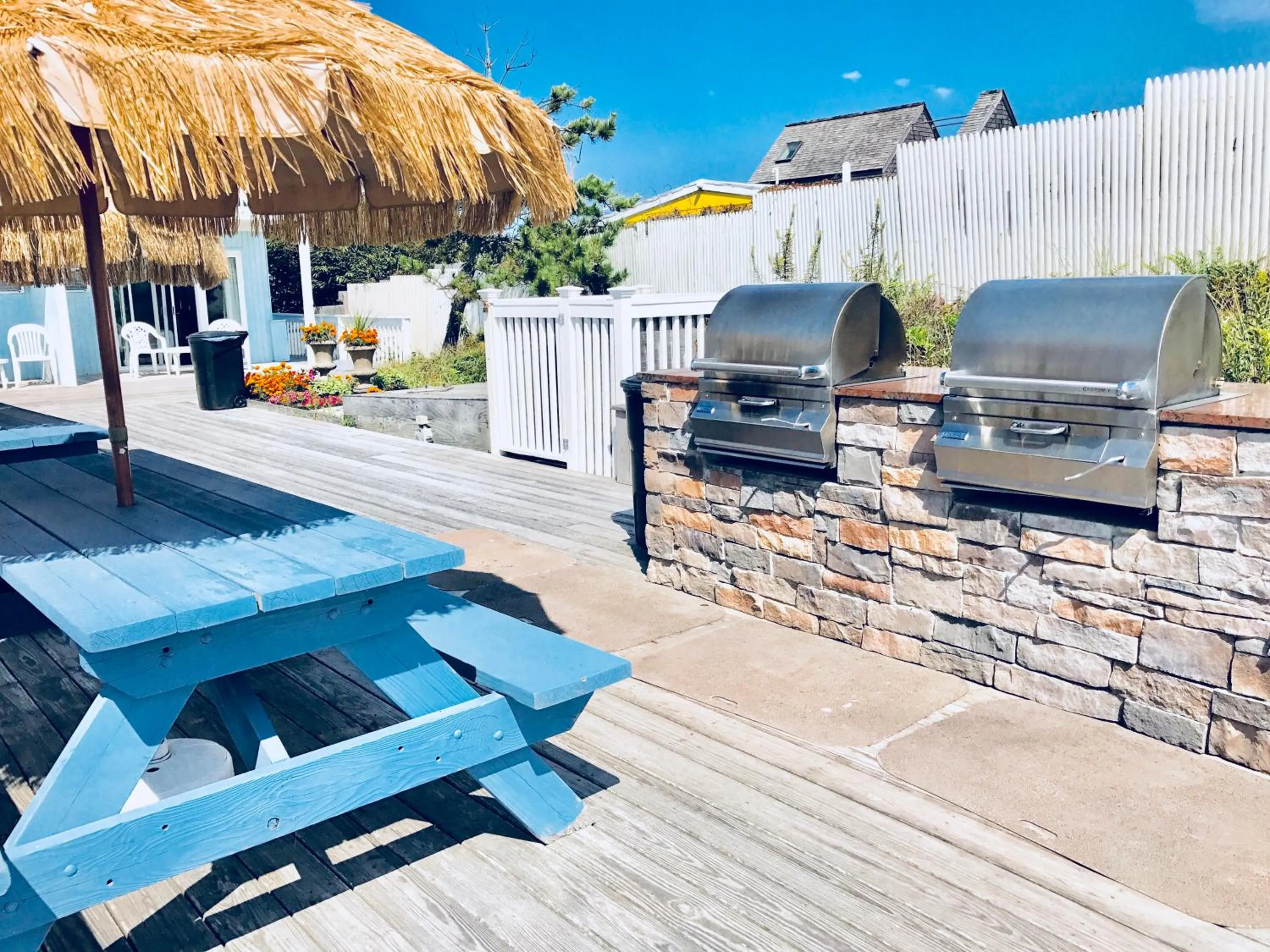 BBQ facilities in Ocean Surf Resort