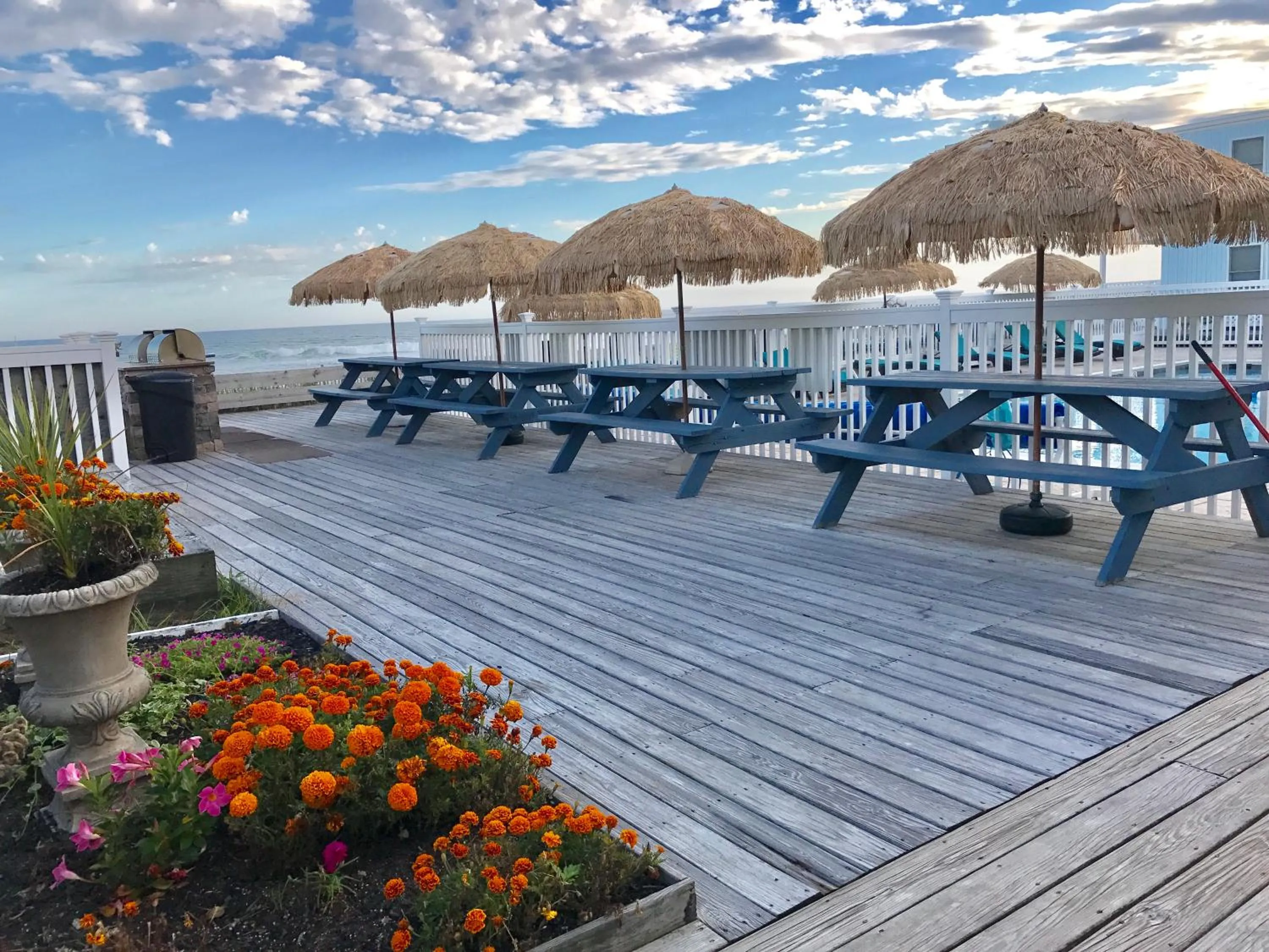 BBQ facilities in Ocean Surf Resort