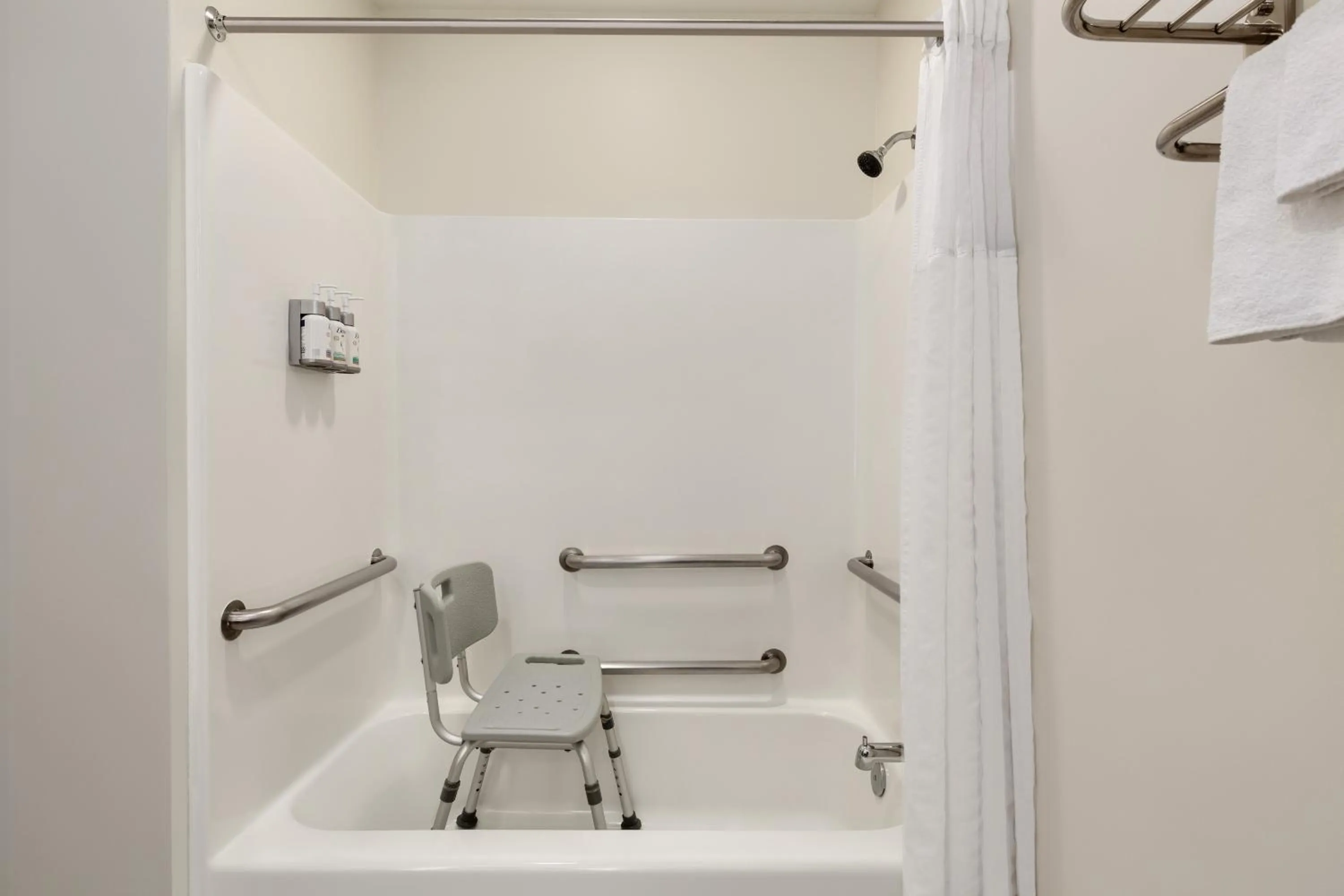 Bathroom in Garner Hotel Salt Lake City Airport by IHG