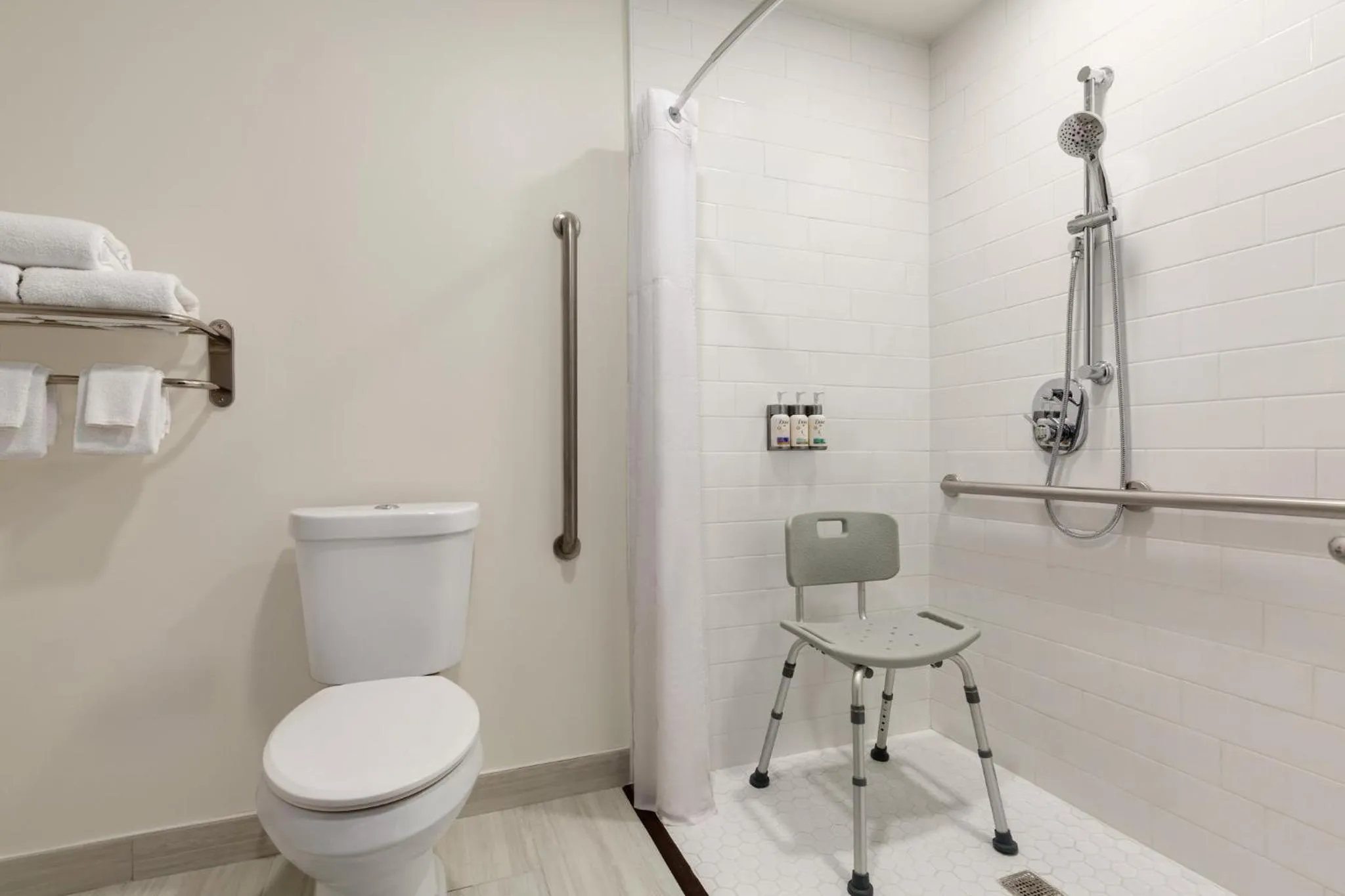 Bathroom in Garner Hotel Salt Lake City Airport by IHG