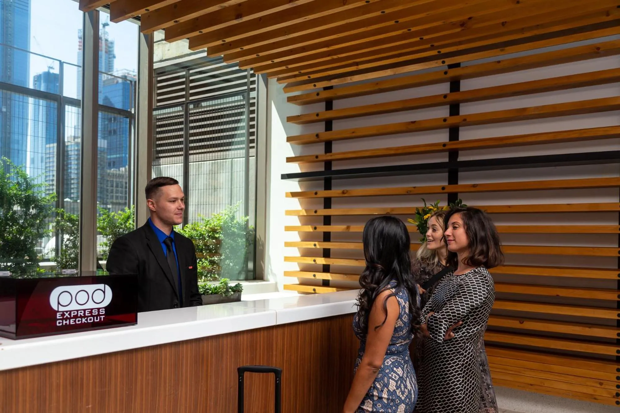 Staff in Pod Times Square