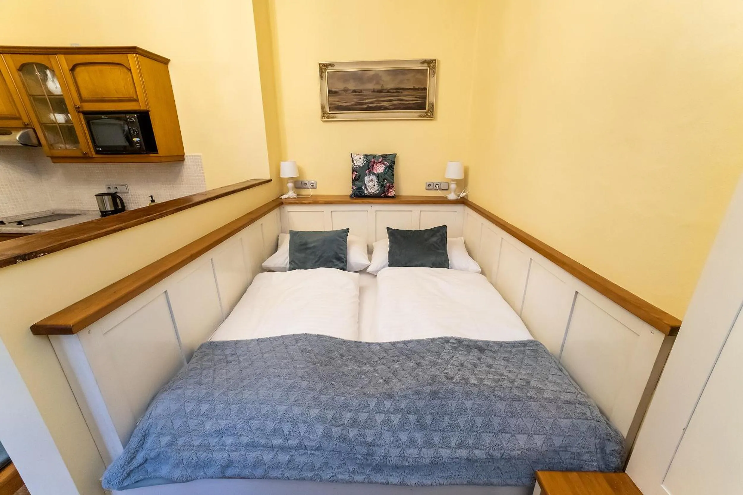 Bed in Penzion Thallerův Dům