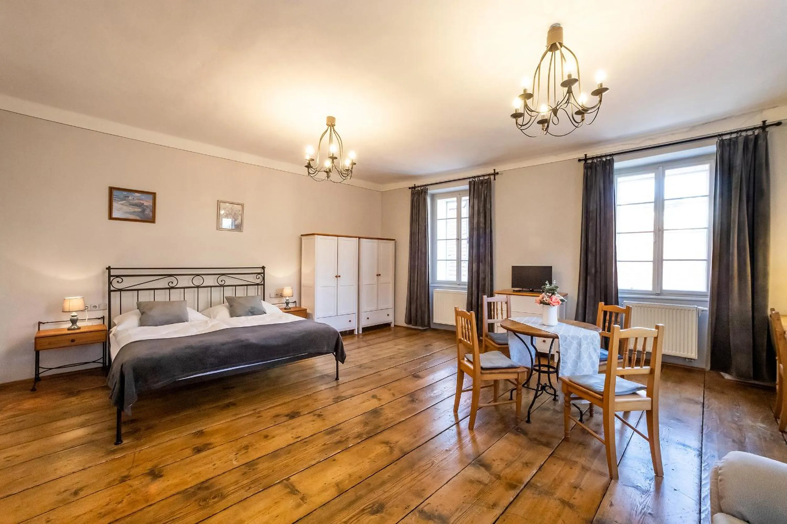 Bed in Penzion Thallerův Dům