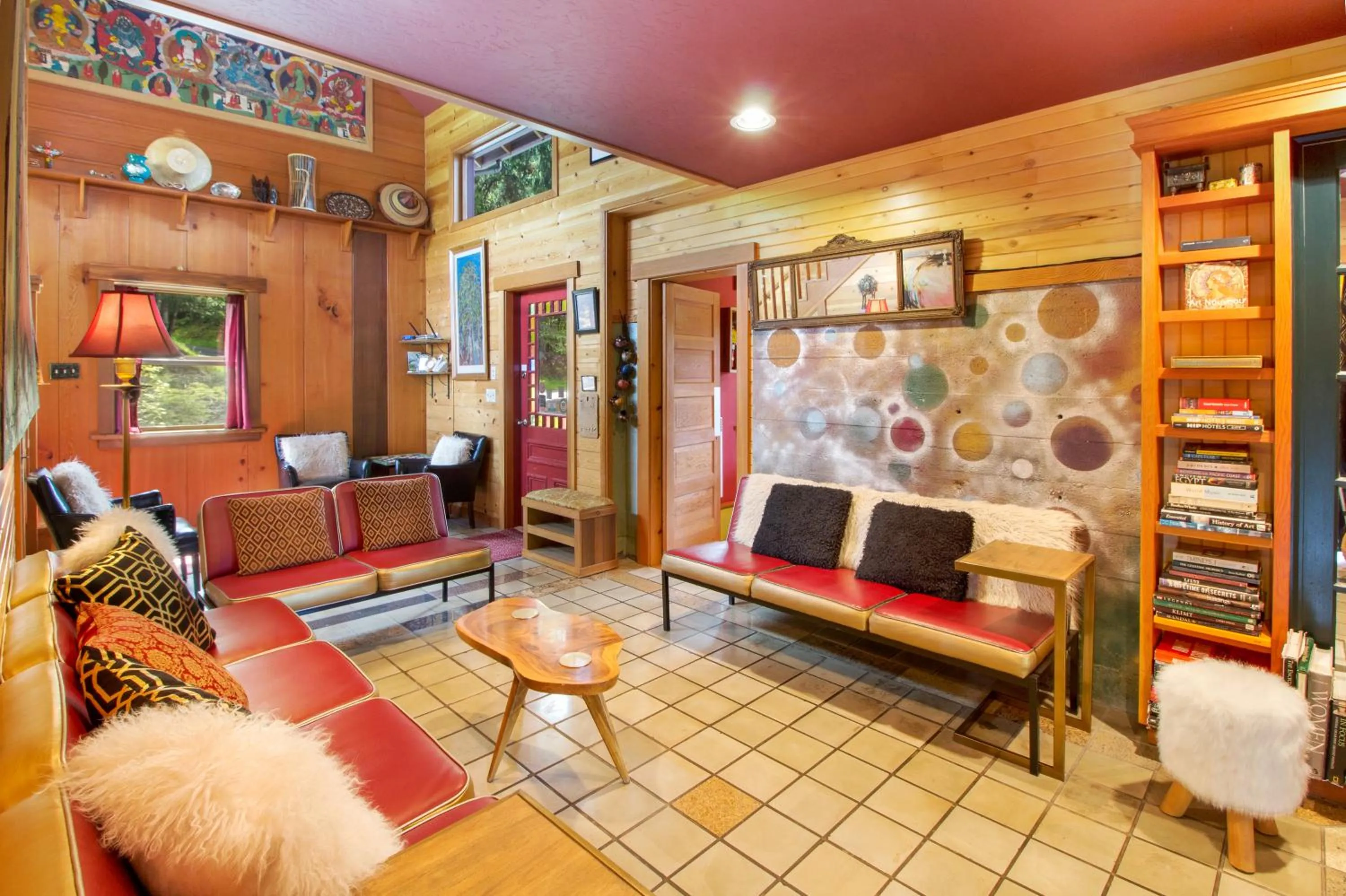 Living room in Juniper Lane Guest House
