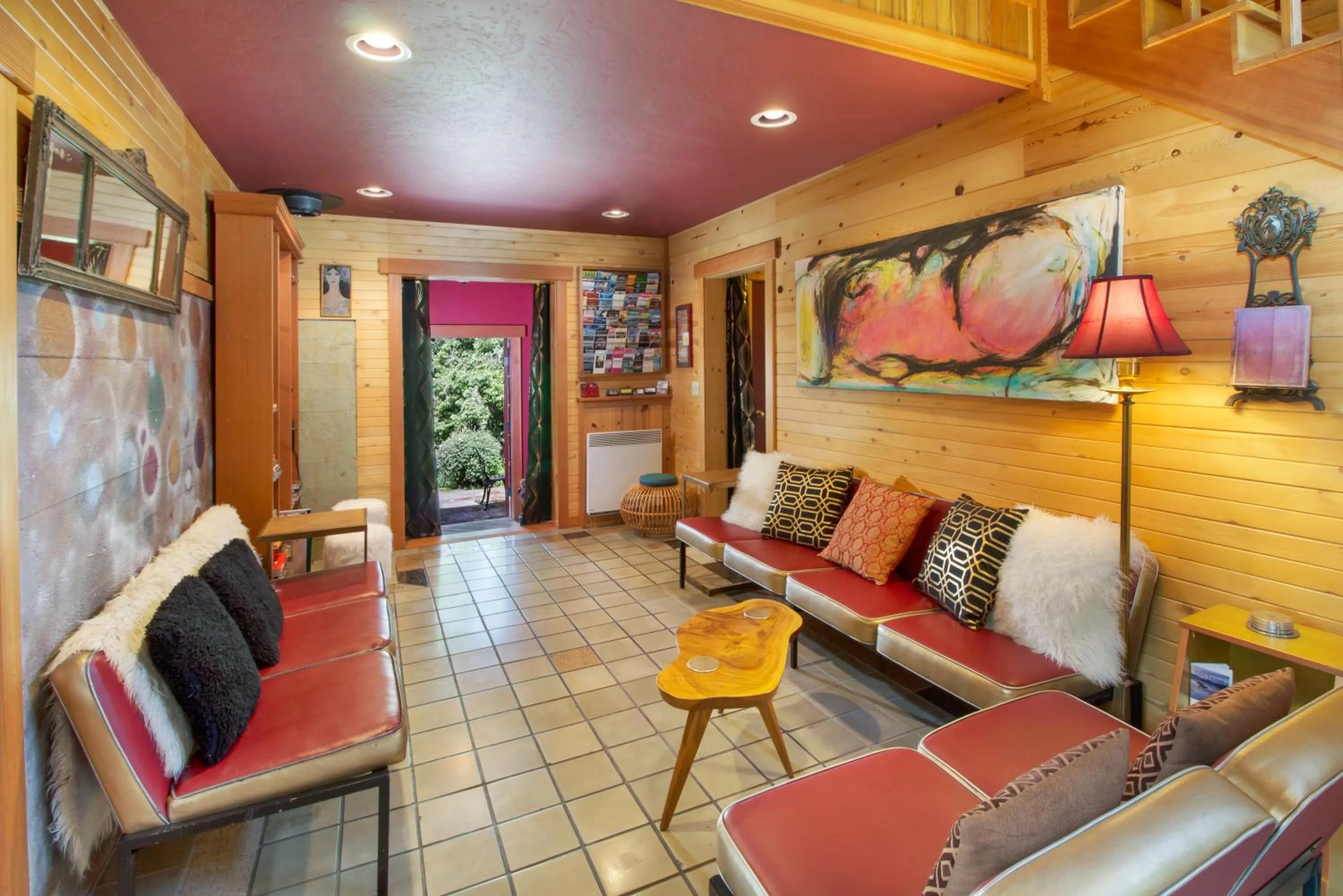 Living room in Juniper Lane Guest House