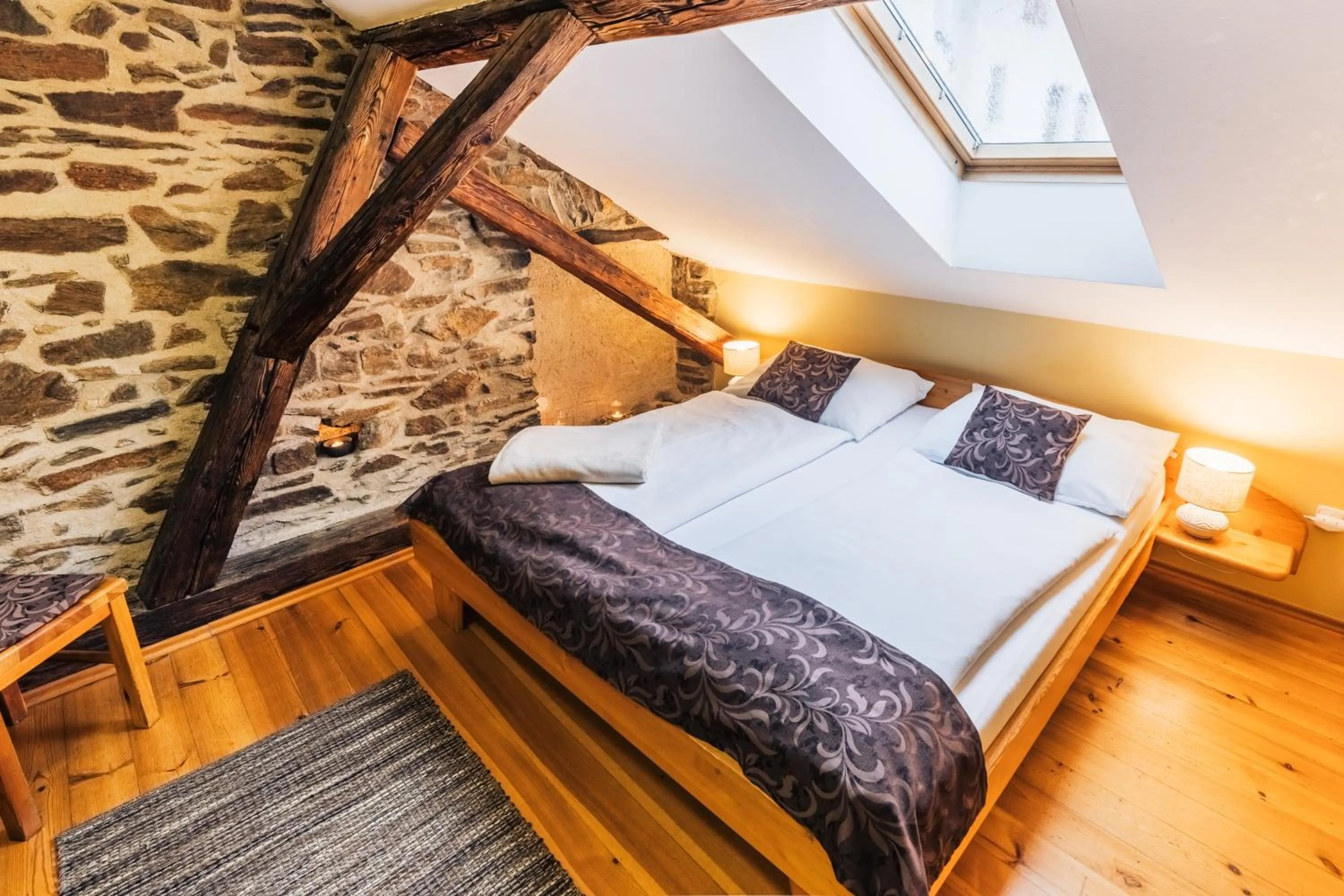 Bed in Penzion Maštal