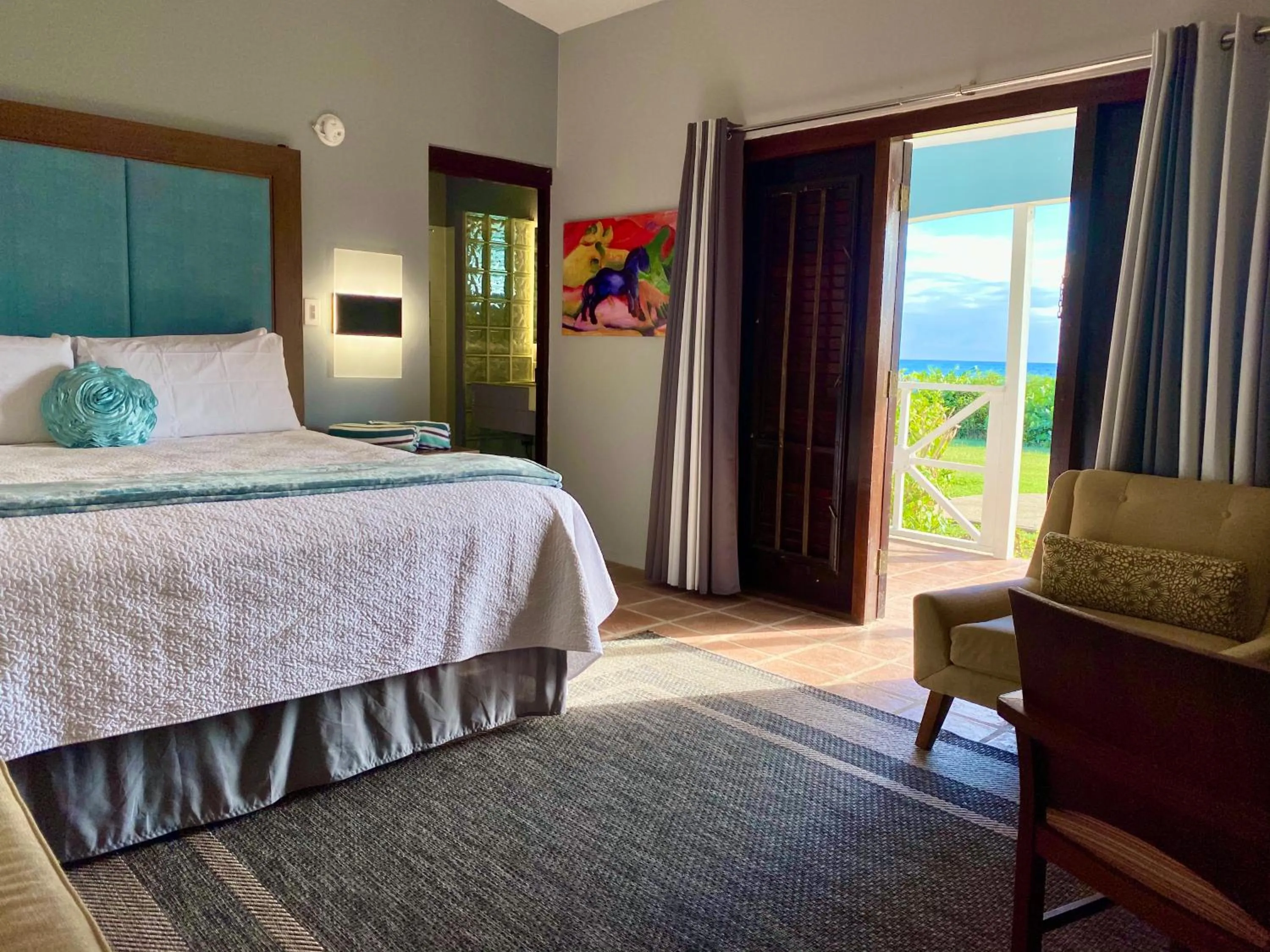 Bed in Blue Horizon Boutique Resort