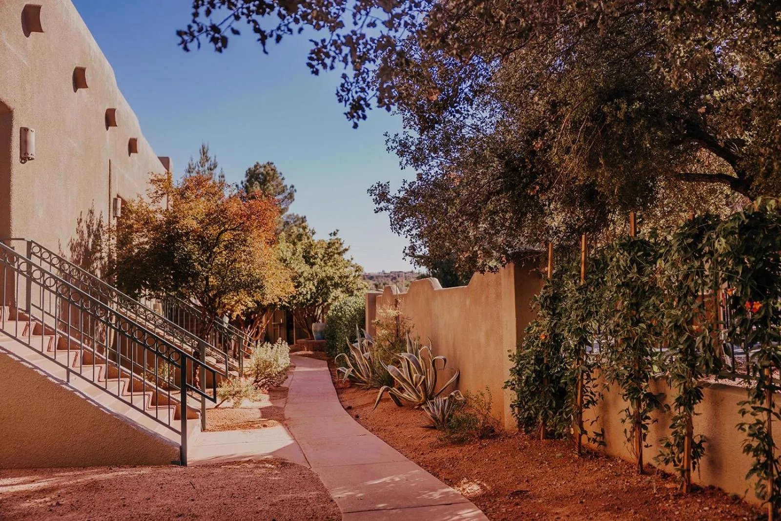 Garden view in Southwest Inn at Sedona