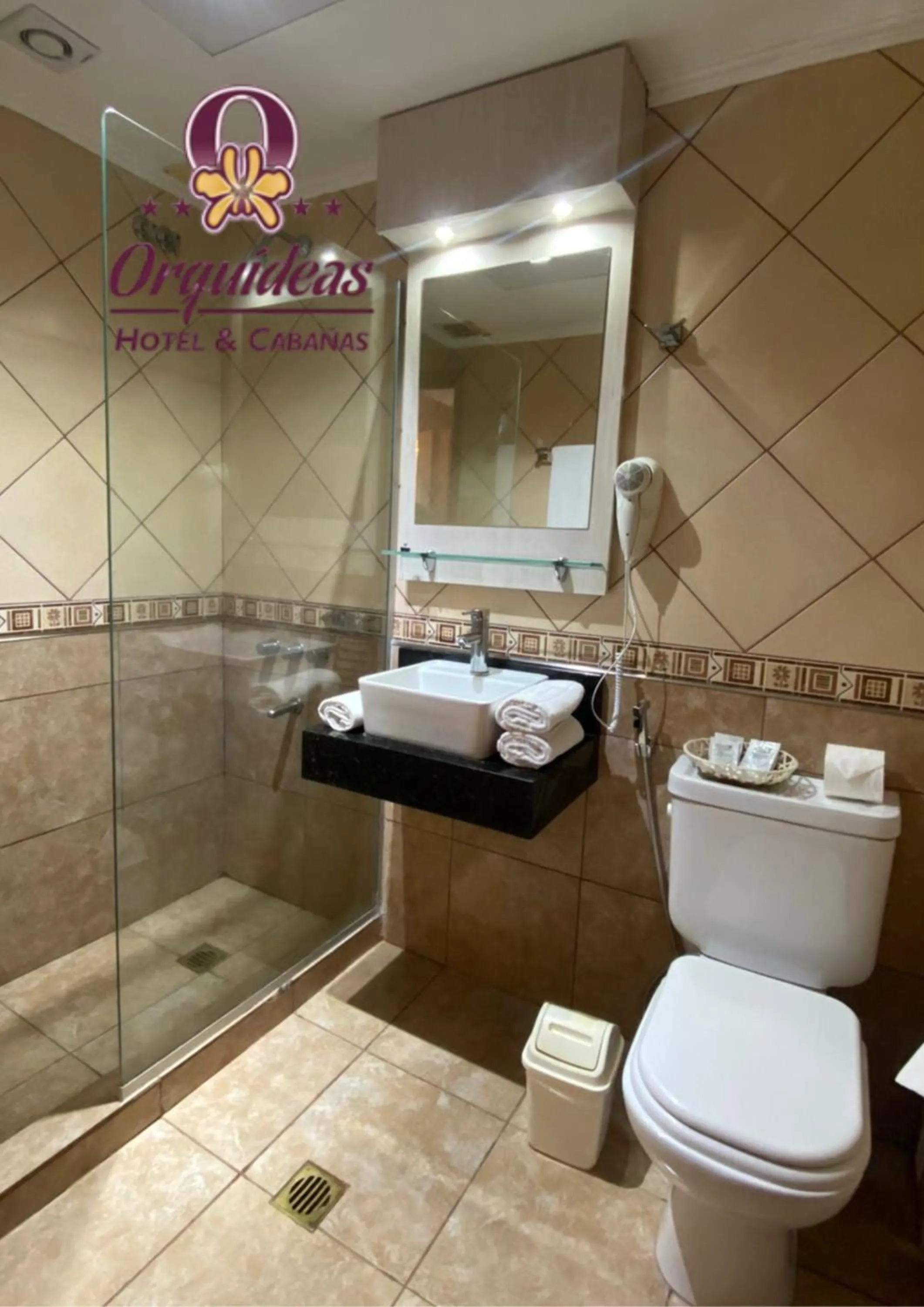 Bathroom in Orquideas Hotel & Cabañas