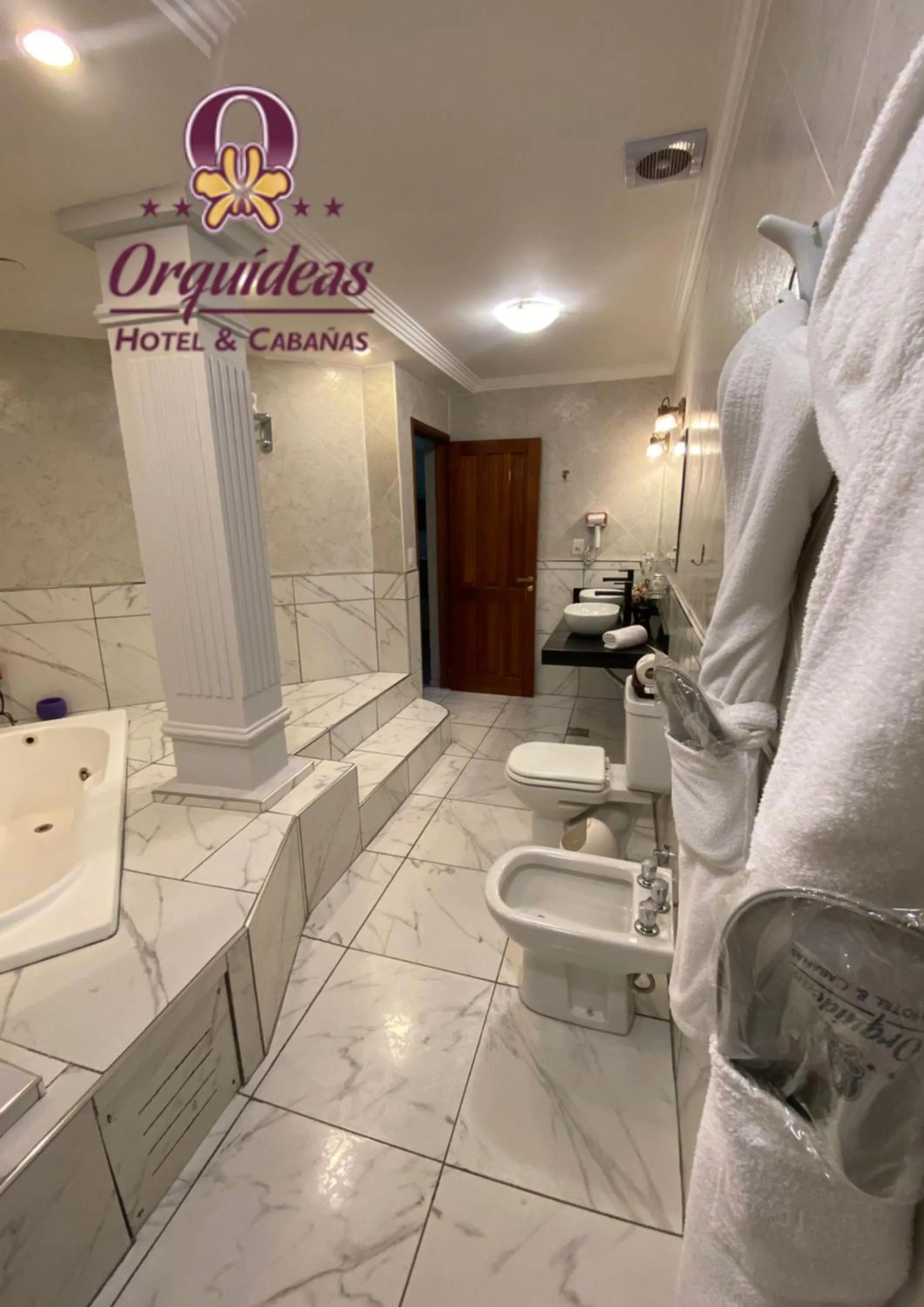 Bathroom in Orquideas Hotel & Cabañas