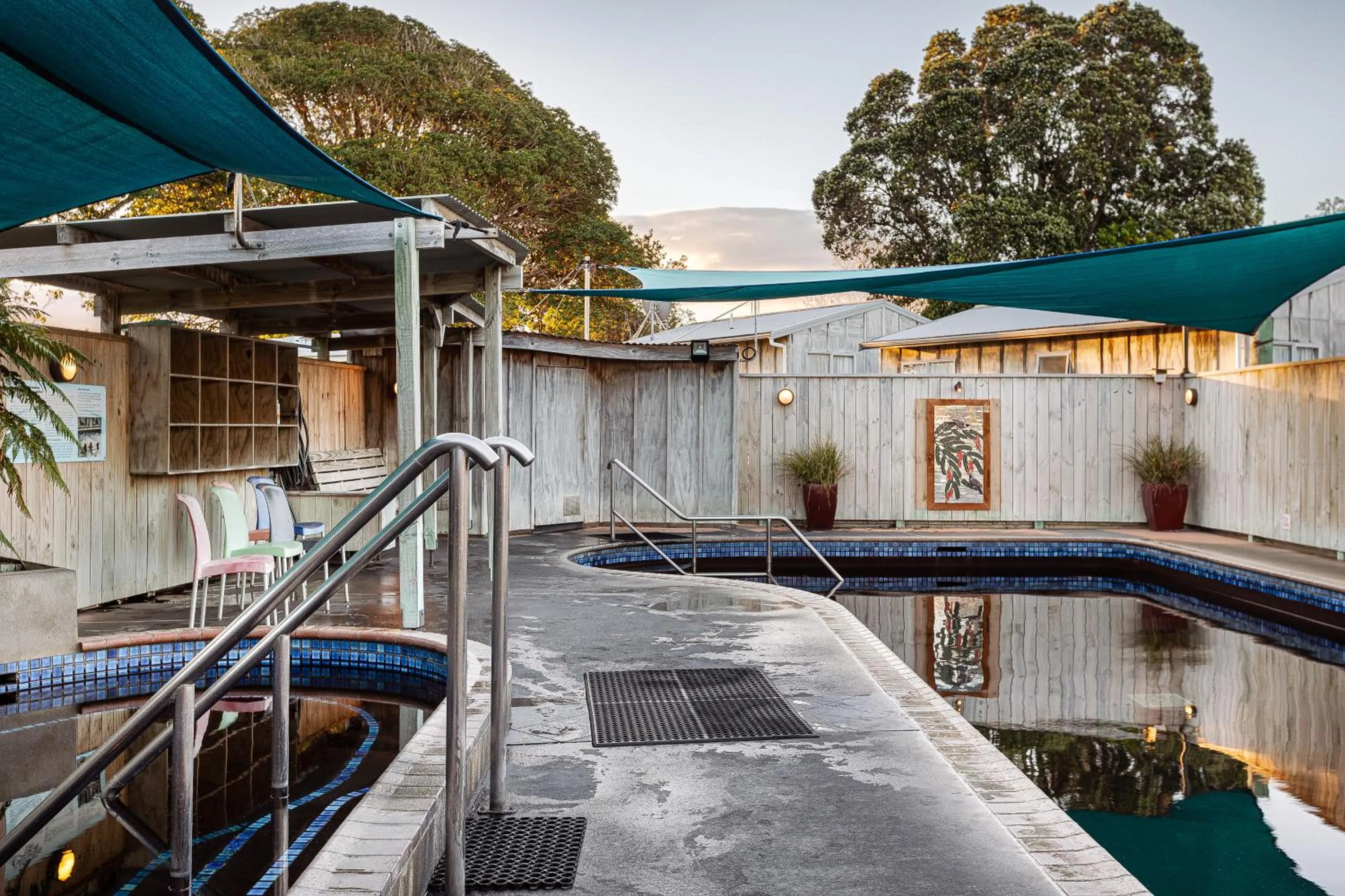 Swimming pool in Athenree Hot Springs & Holiday Park