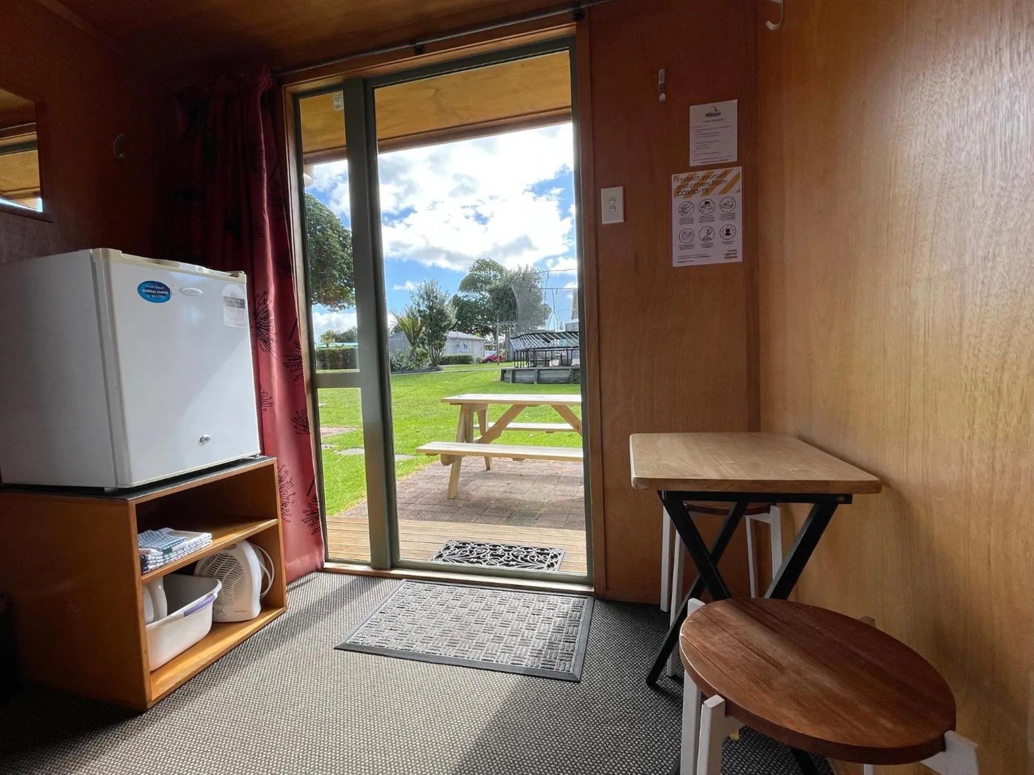 Garden view in Athenree Hot Springs & Holiday Park