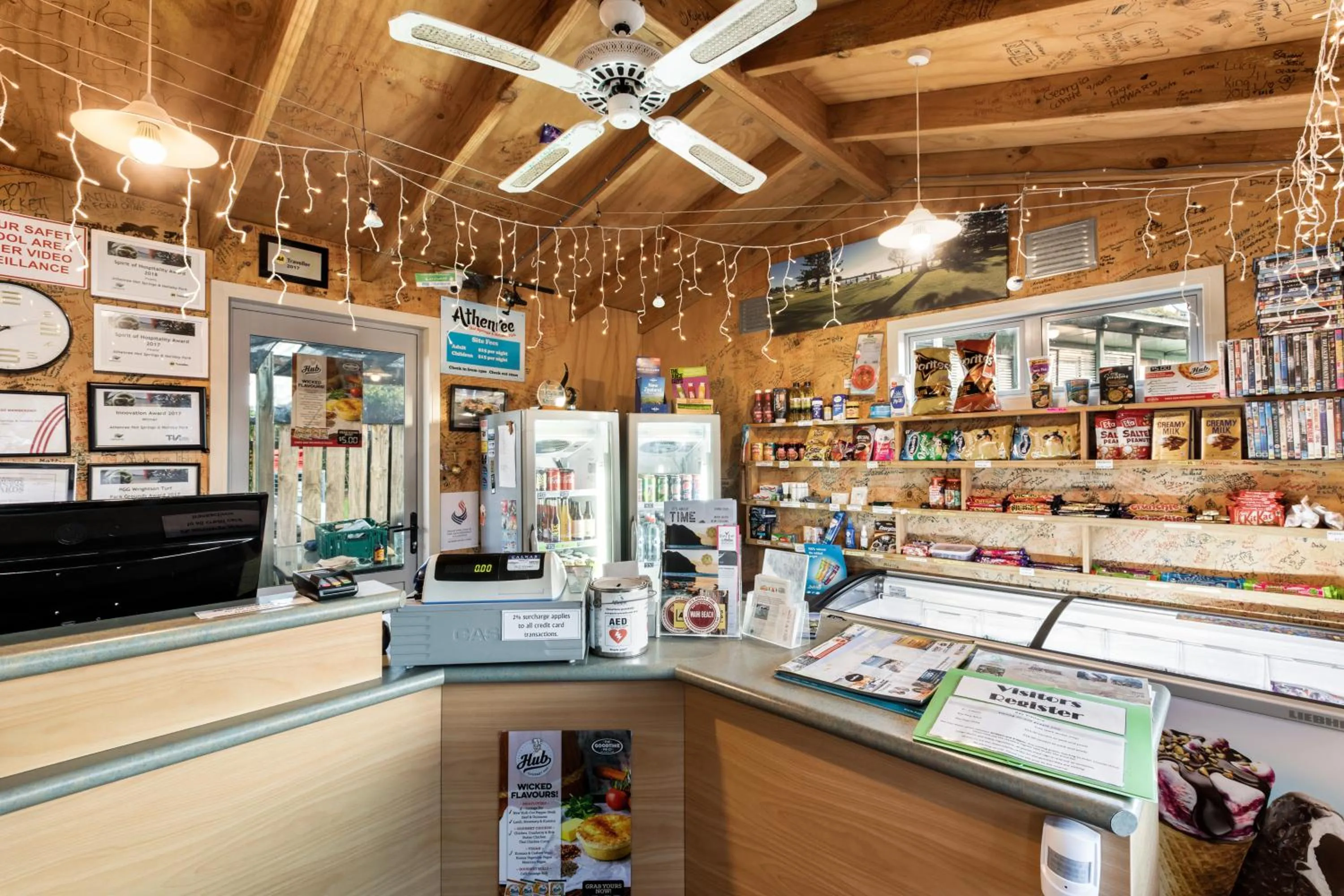 Lobby or reception in Athenree Hot Springs & Holiday Park