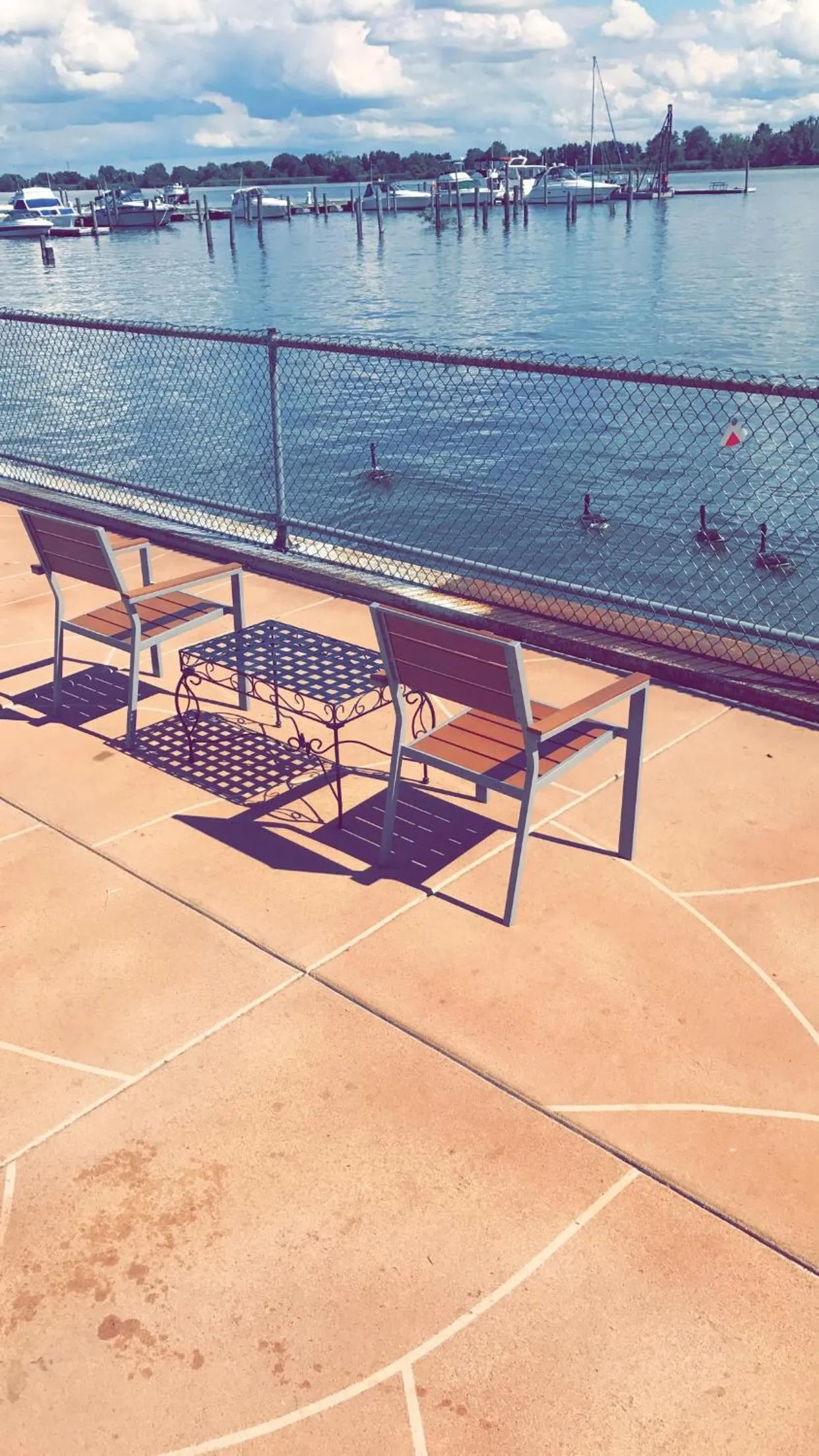 Patio in Waterfront Inn PHL Airport