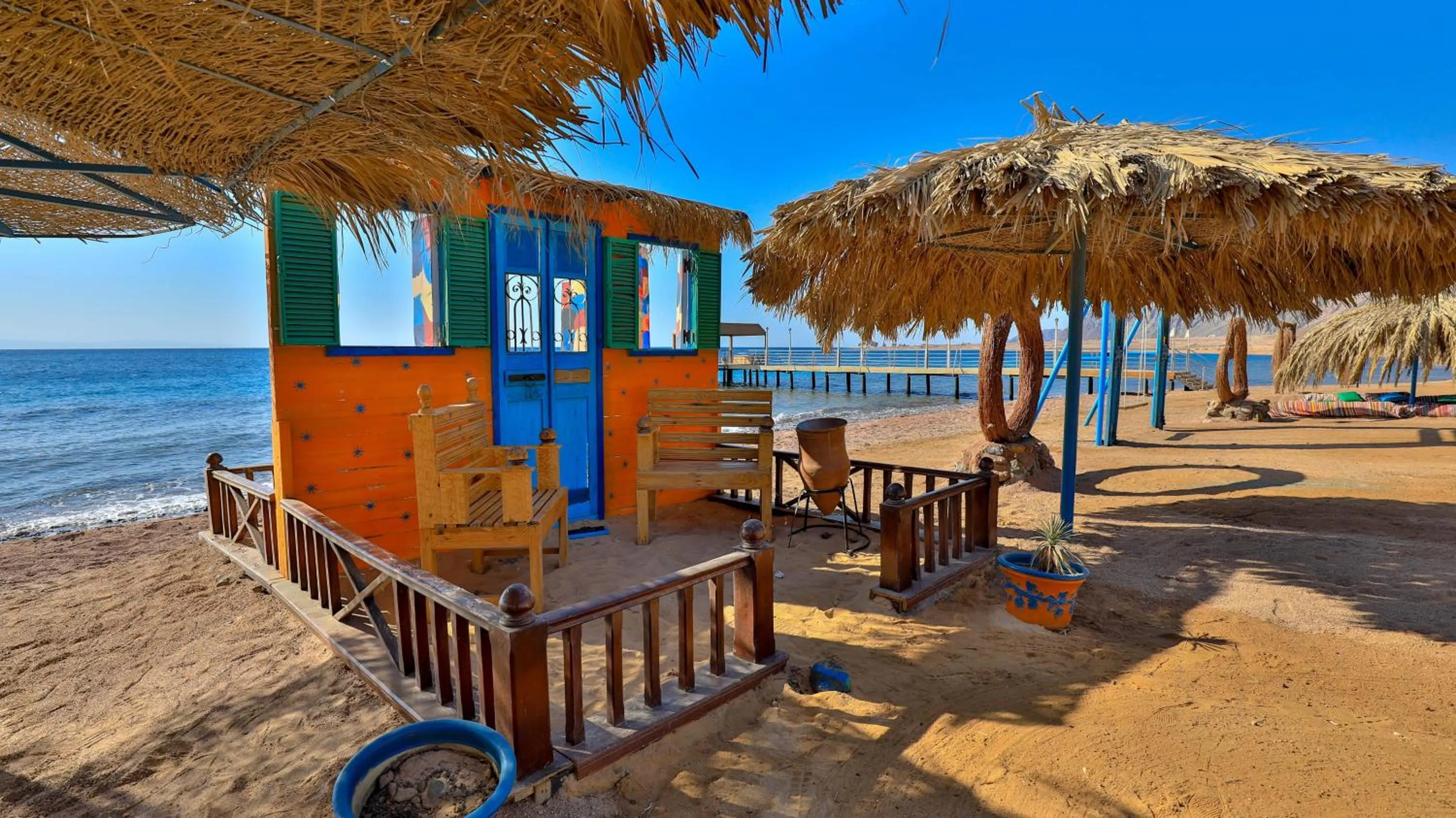 Balcony/Terrace in Ecotel Dahab Bay View Resort