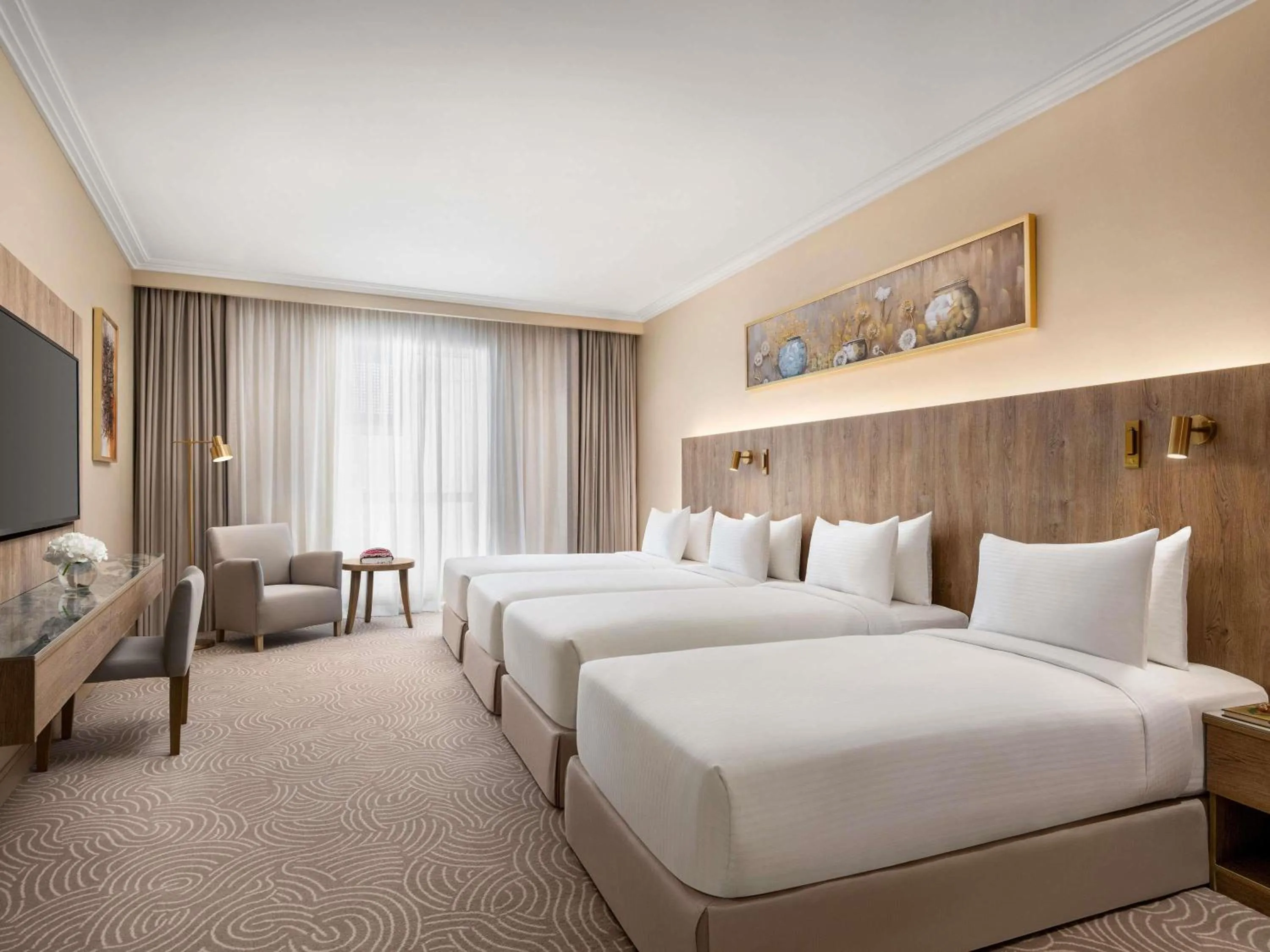 Bedroom, Bed in Movenpick Hotel & Residences Hajar Tower Makkah