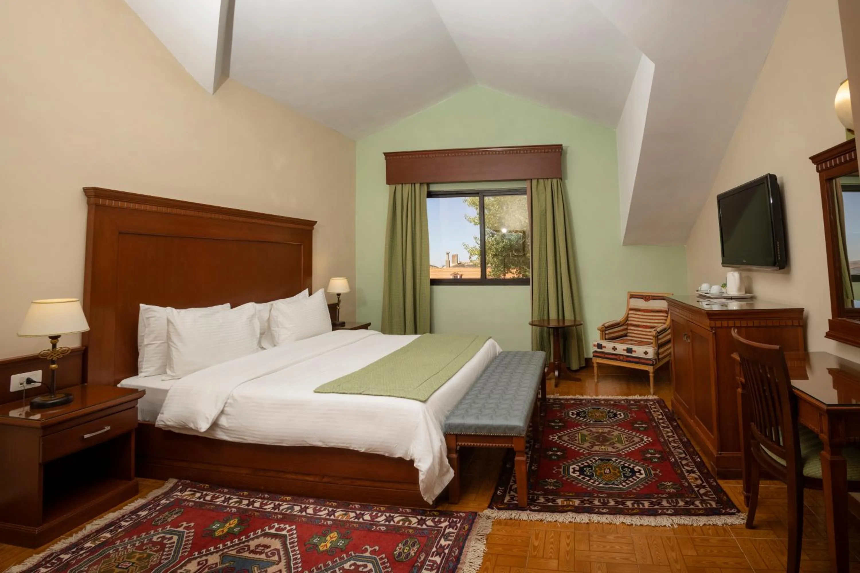 Bed in Le Cedrus Hotel