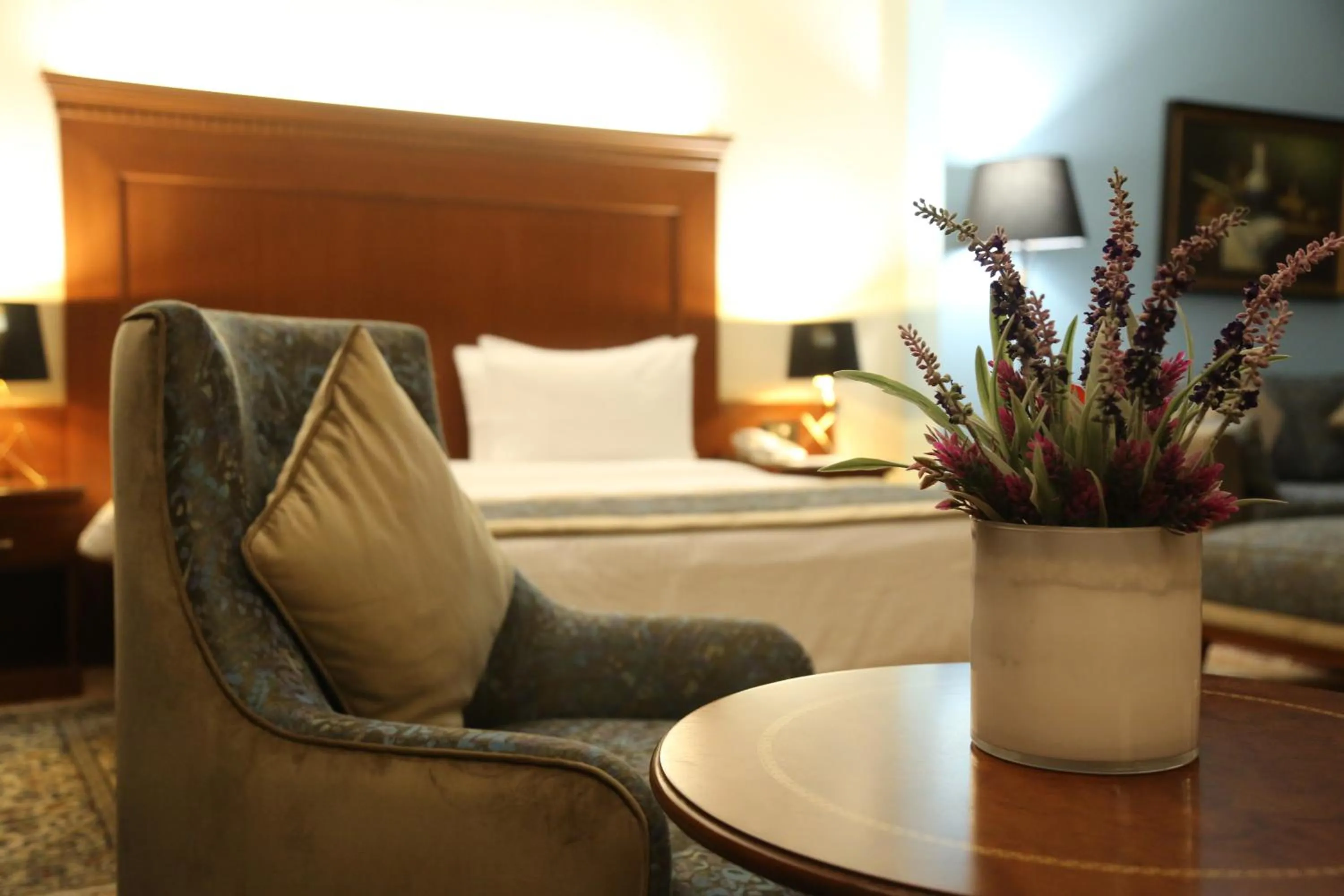 Seating area in Le Cedrus Hotel