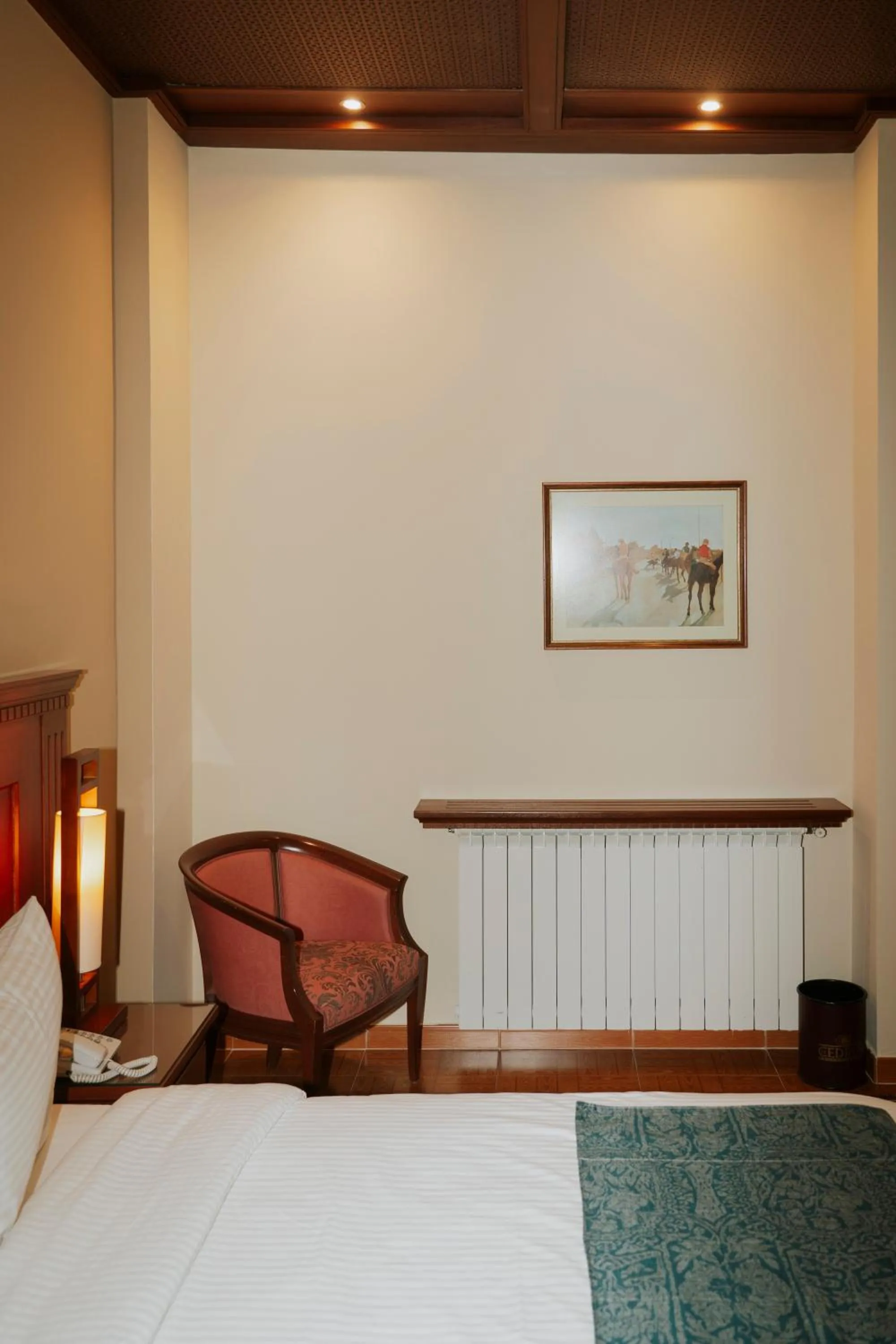 Bed in Le Cedrus Hotel