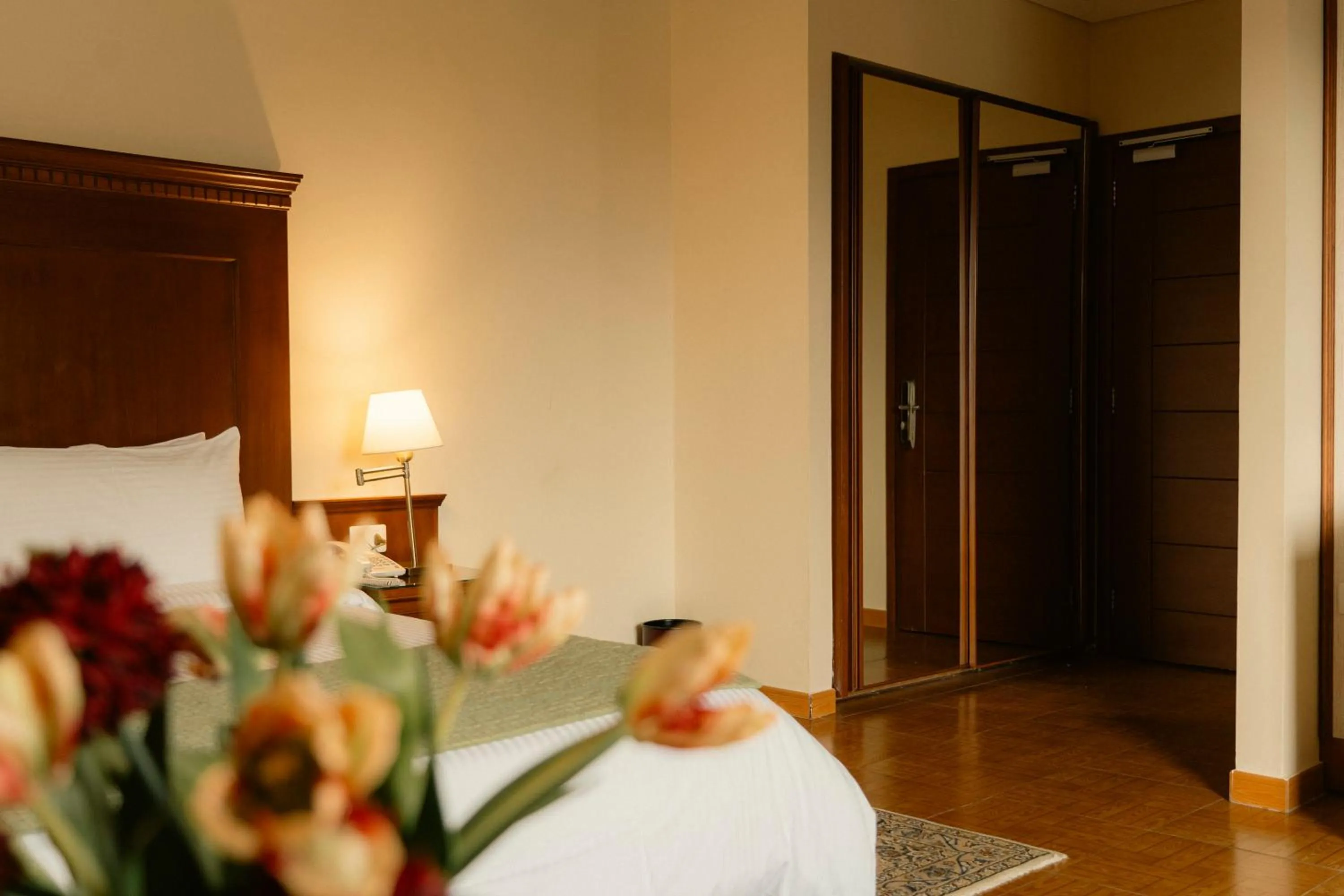 Bed in Le Cedrus Hotel