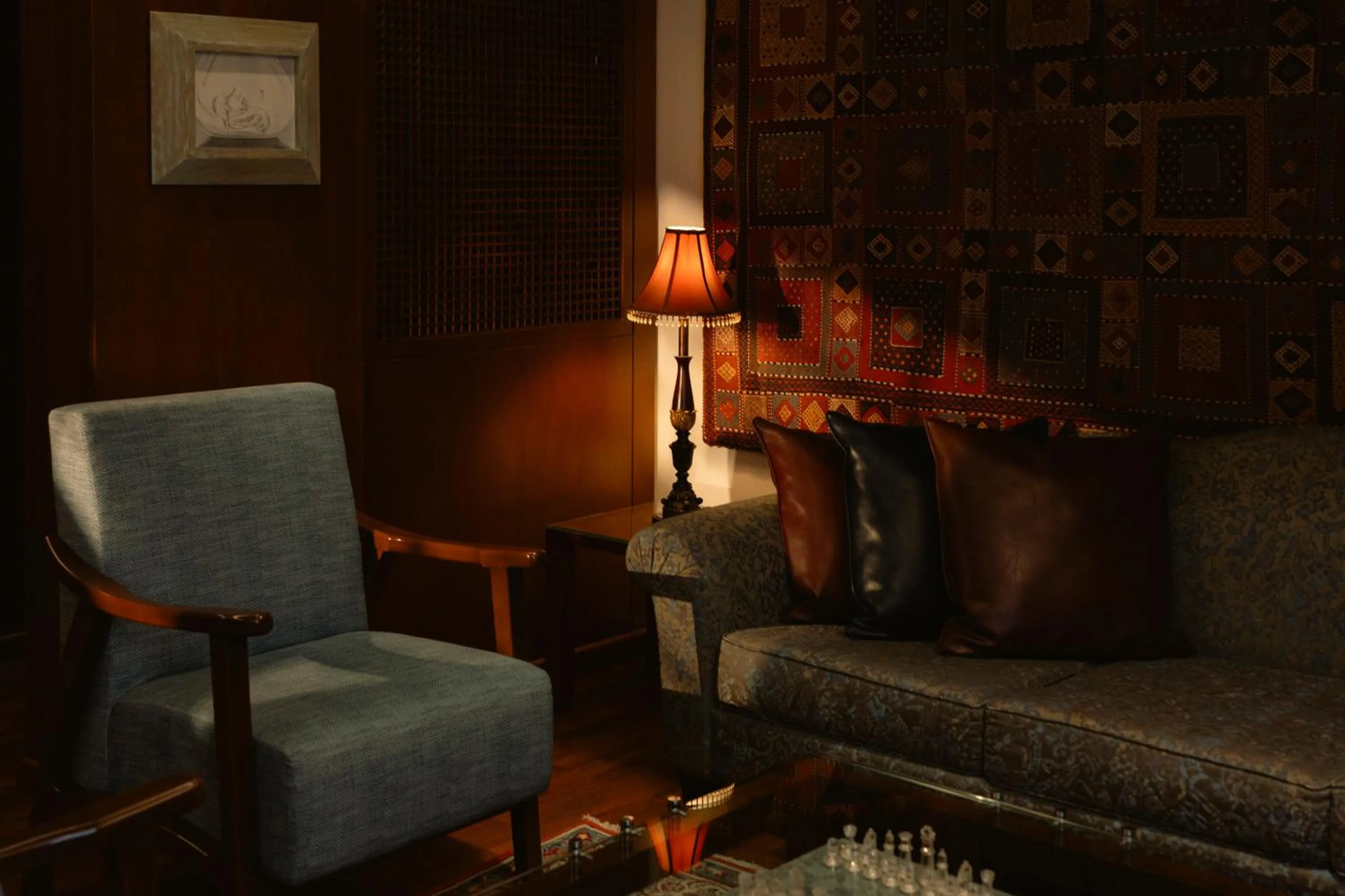 Living room in Le Cedrus Hotel