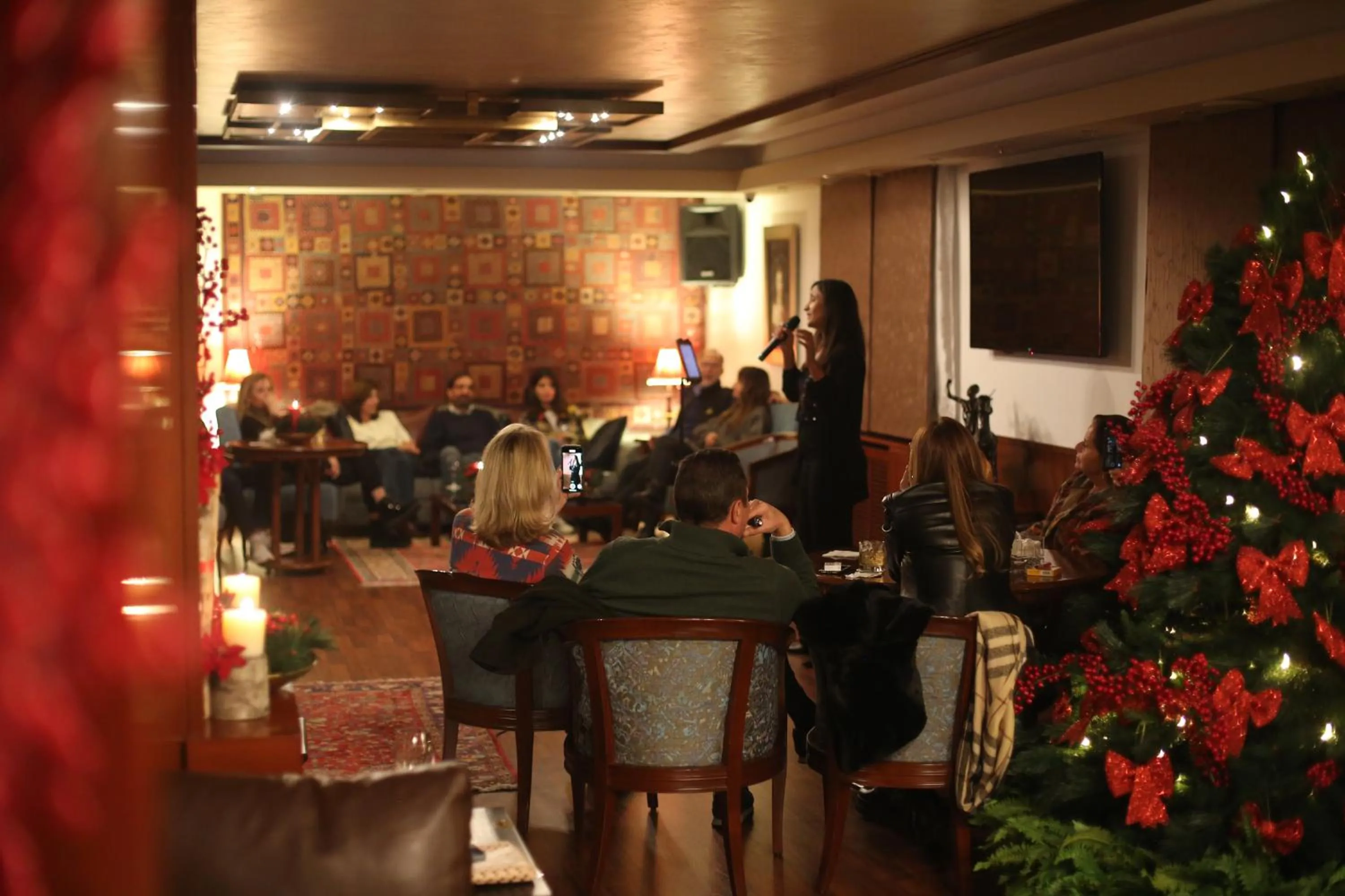 People in Le Cedrus Hotel