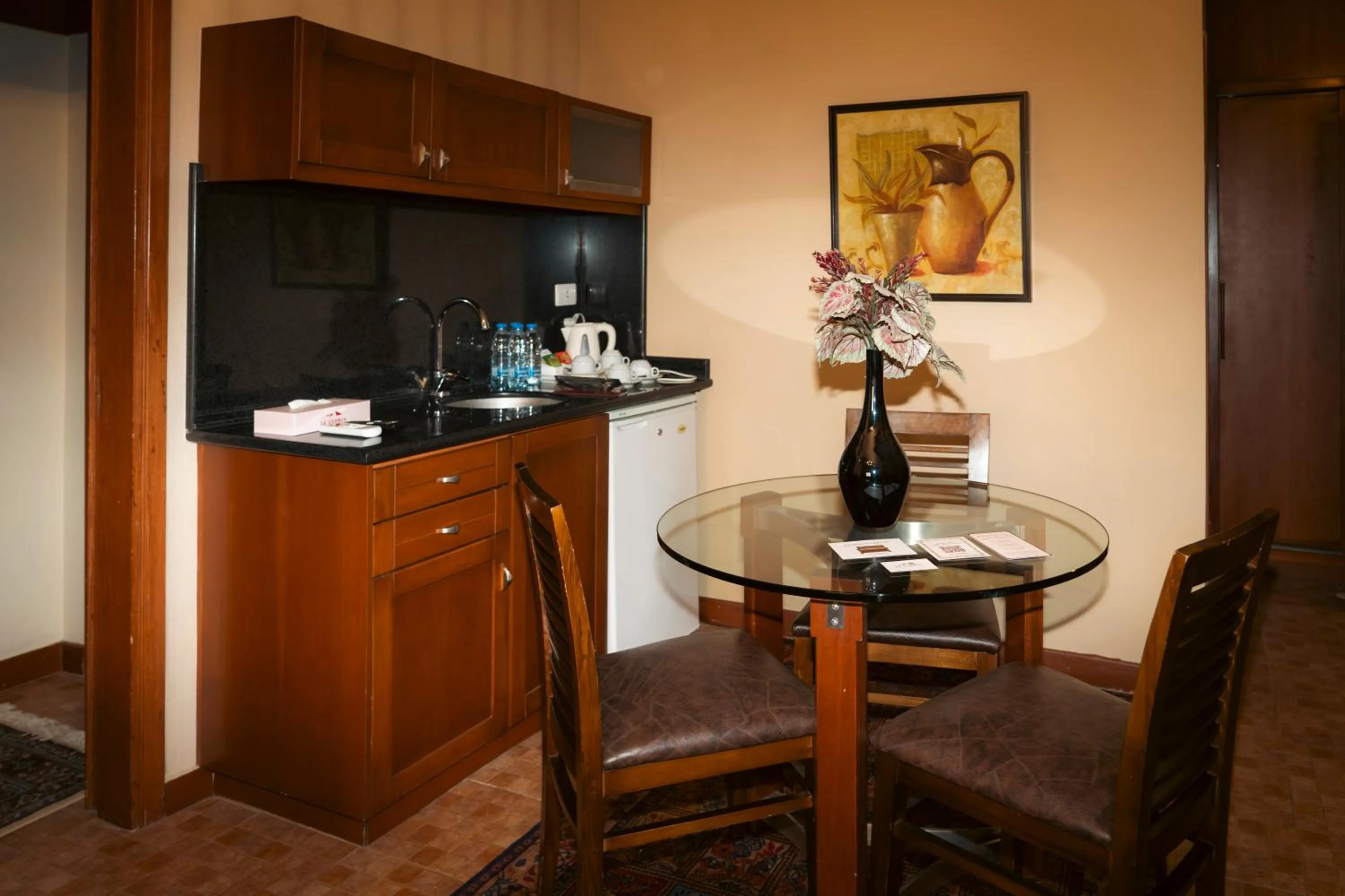 Coffee/tea facilities in Le Cedrus Hotel