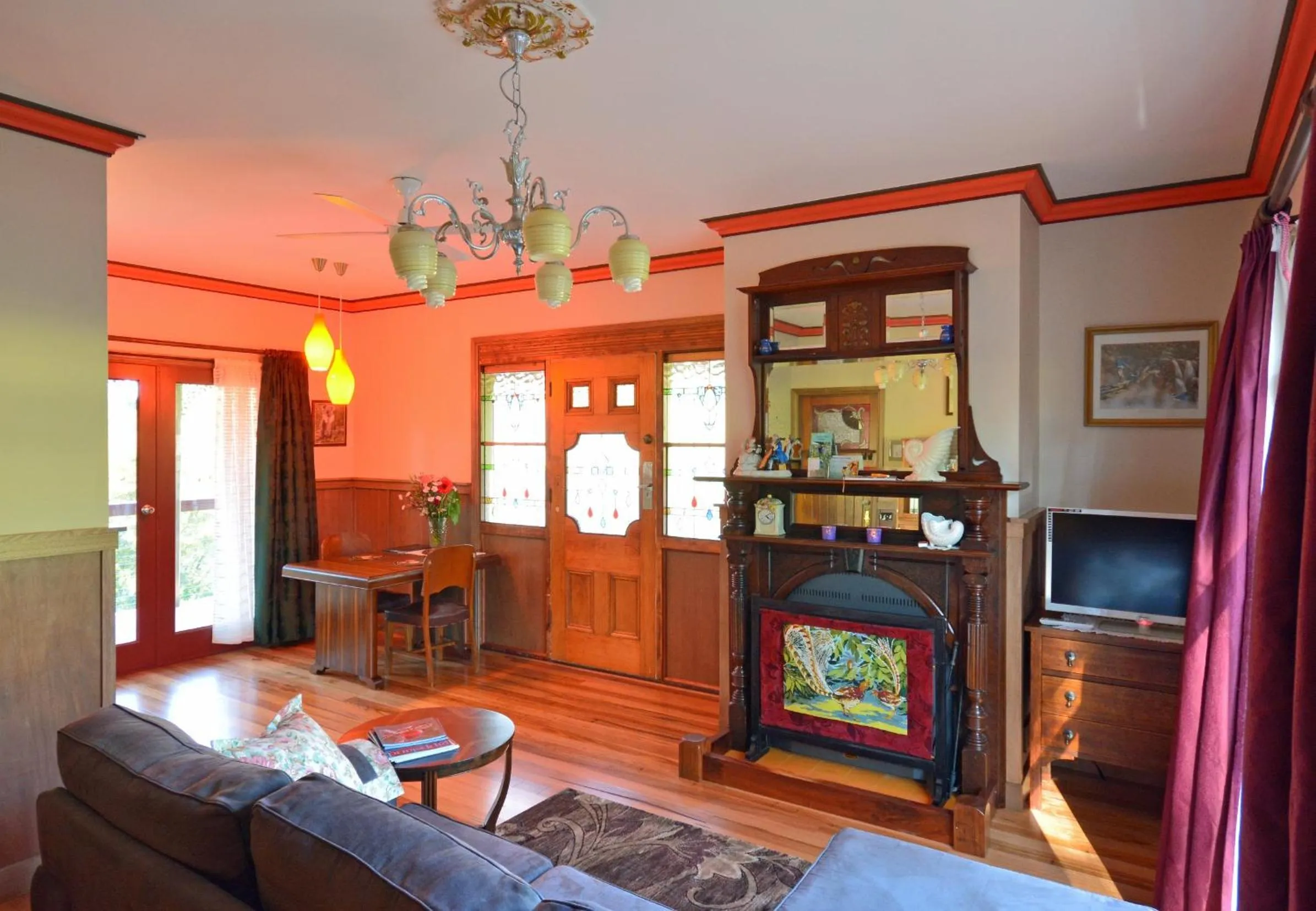 Living room in Araluen Park Cottages