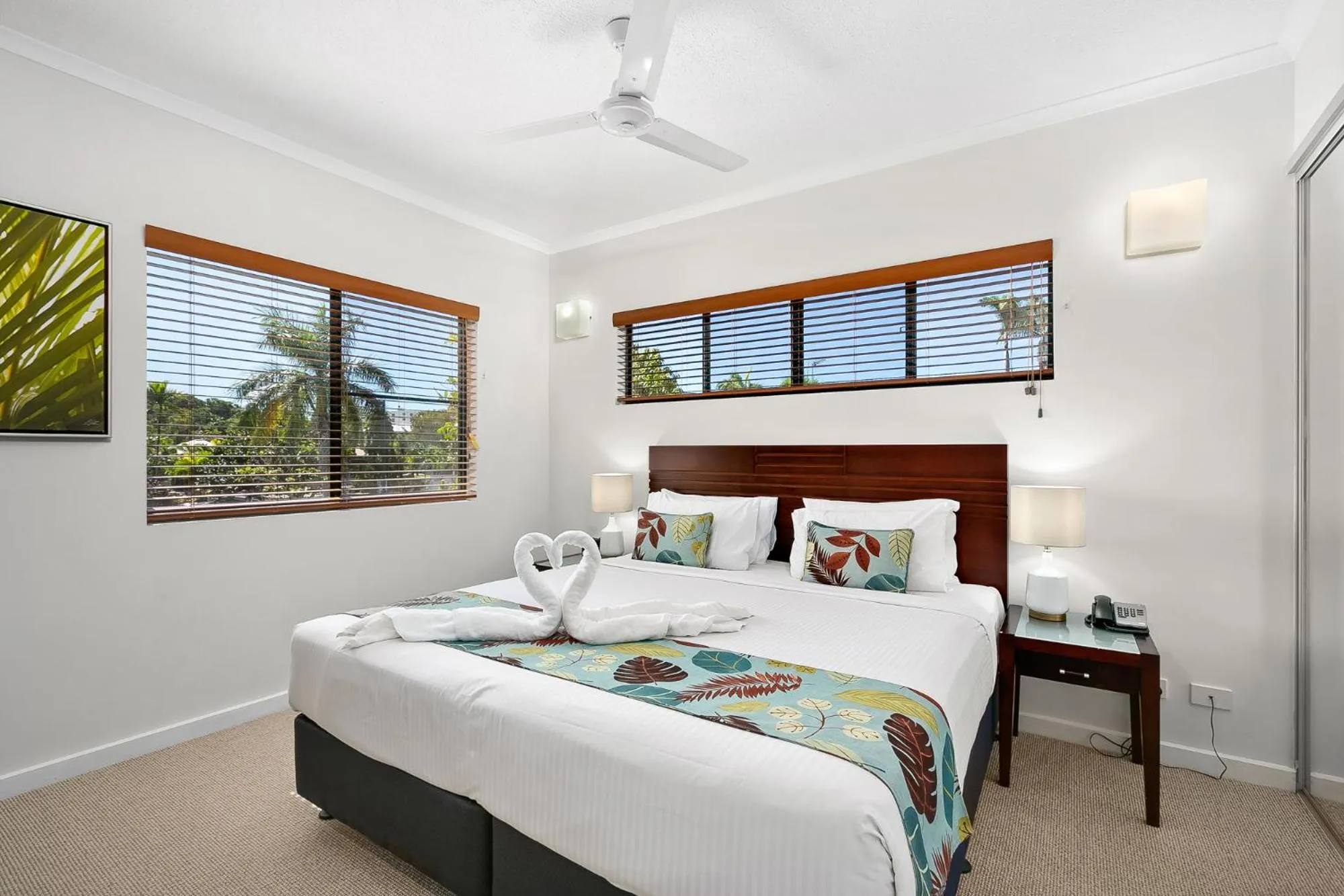 Bed in Blue Lagoon Resort