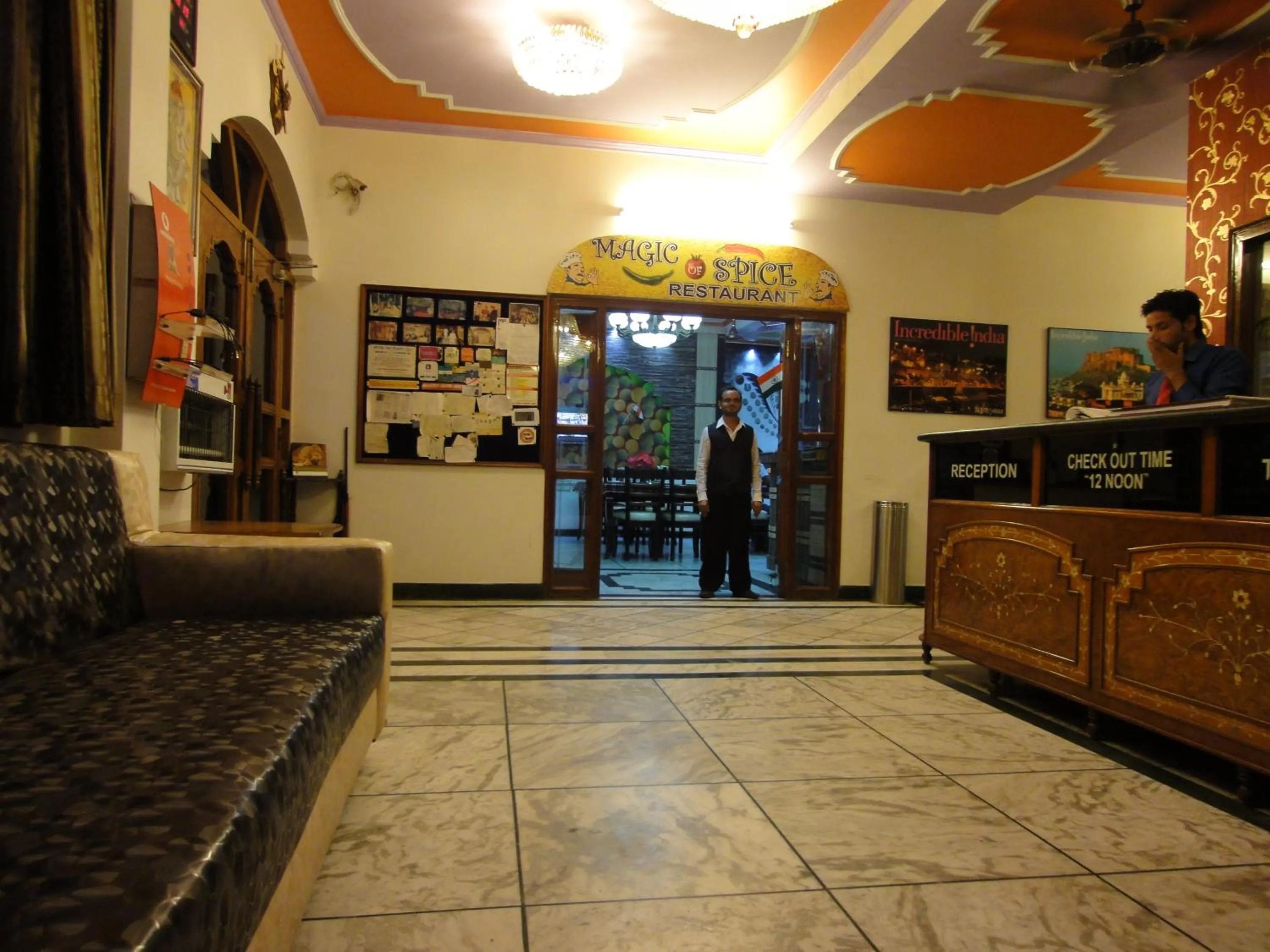 Lobby or reception in Hotel Taj Plaza, VIP Road, Agra