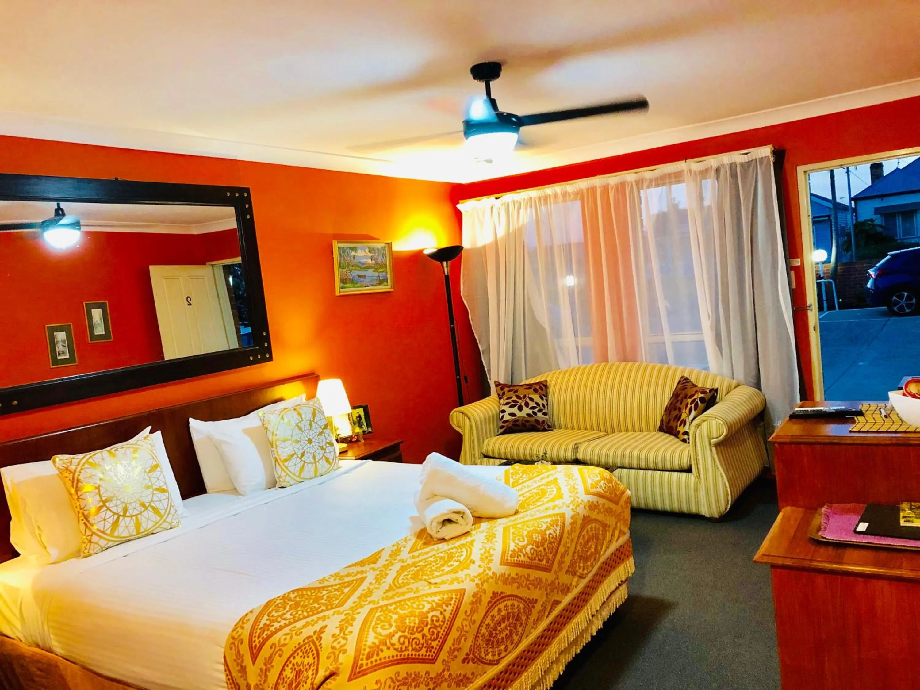 Bed in Aussie Rest Motel