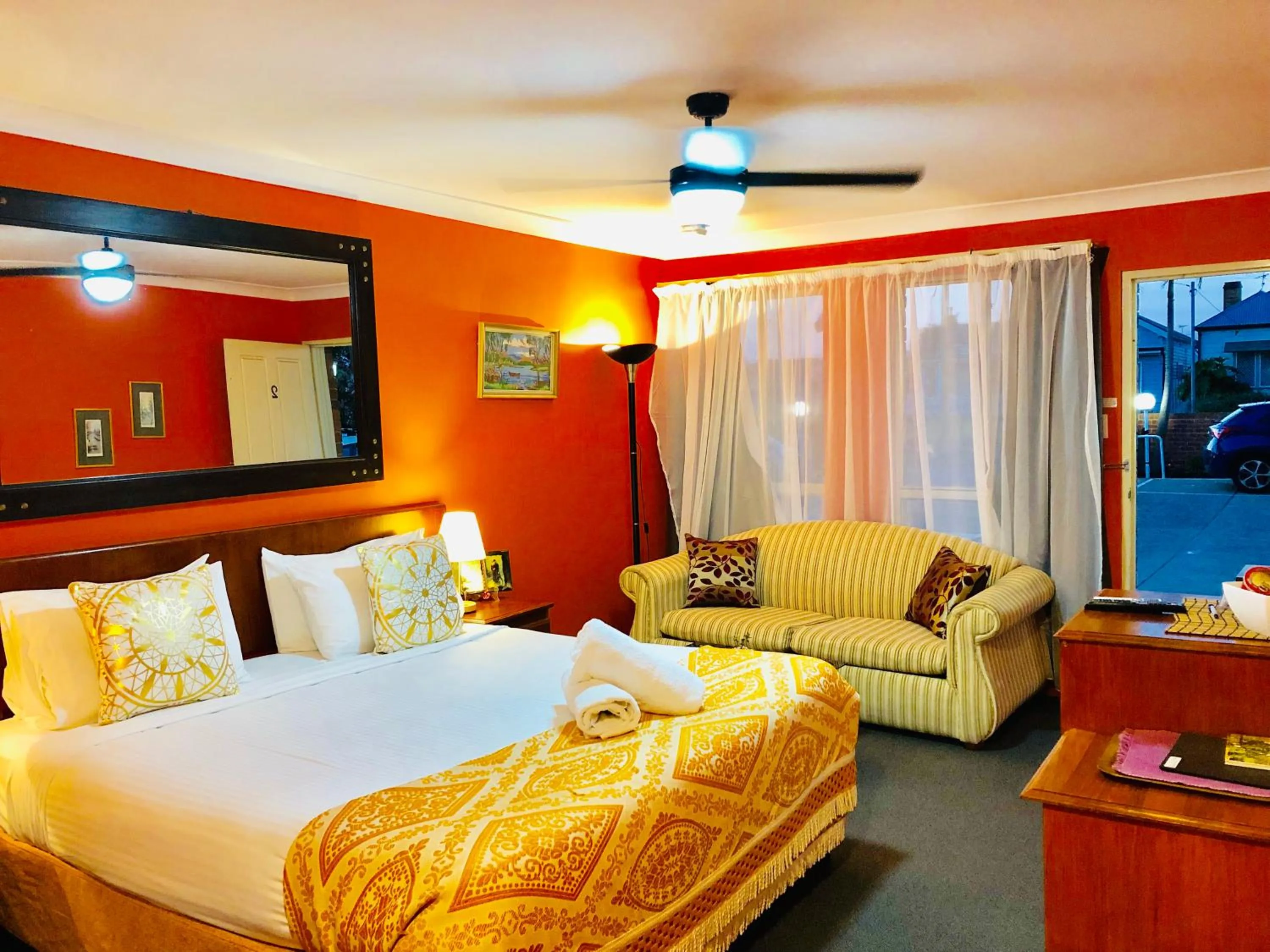 Bed in Aussie Rest Motel