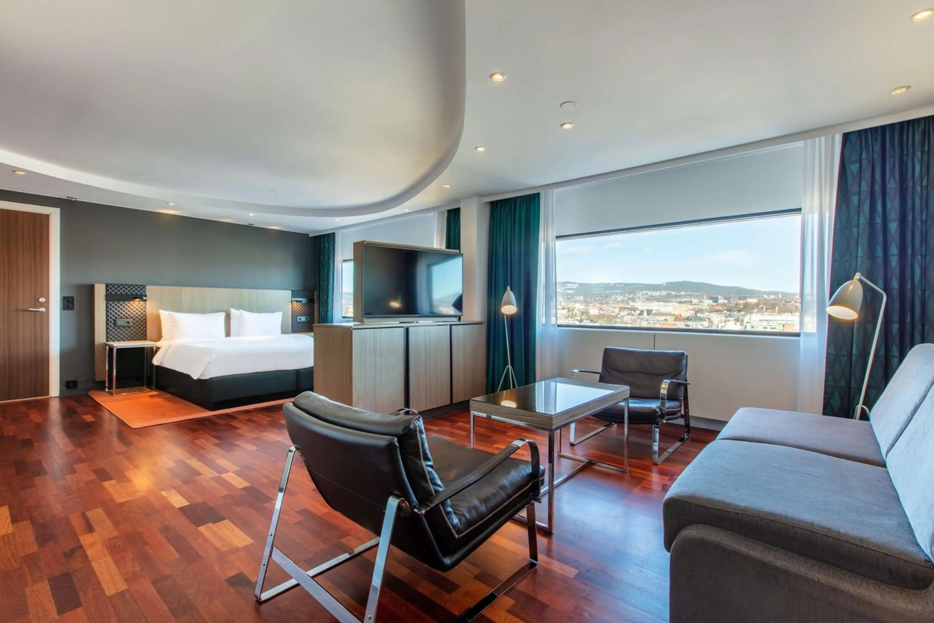 Photo of the whole room, Bed in Radisson Blu Scandinavia Hotel, Oslo