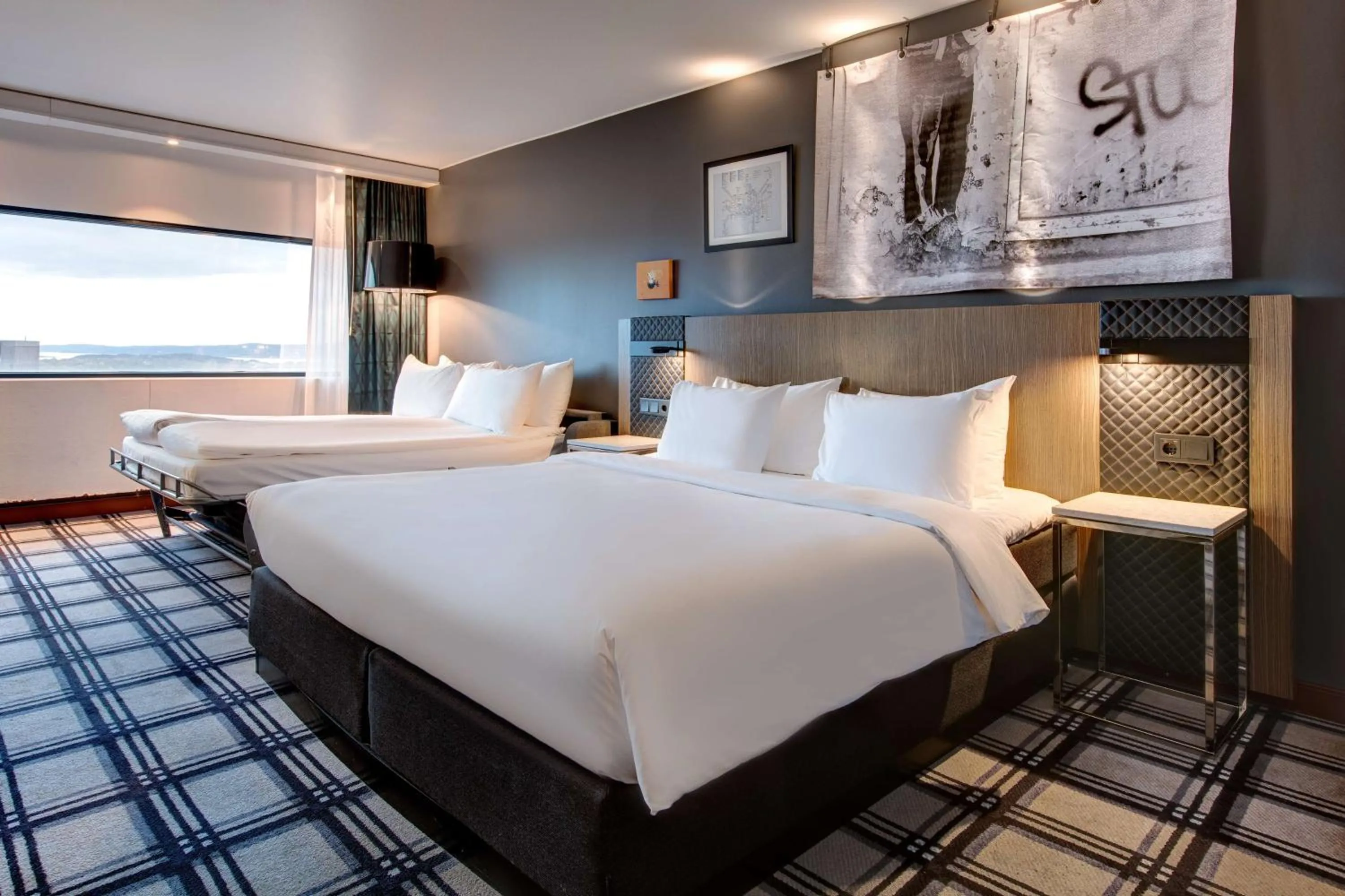 Photo of the whole room, Bed in Radisson Blu Scandinavia Hotel, Oslo