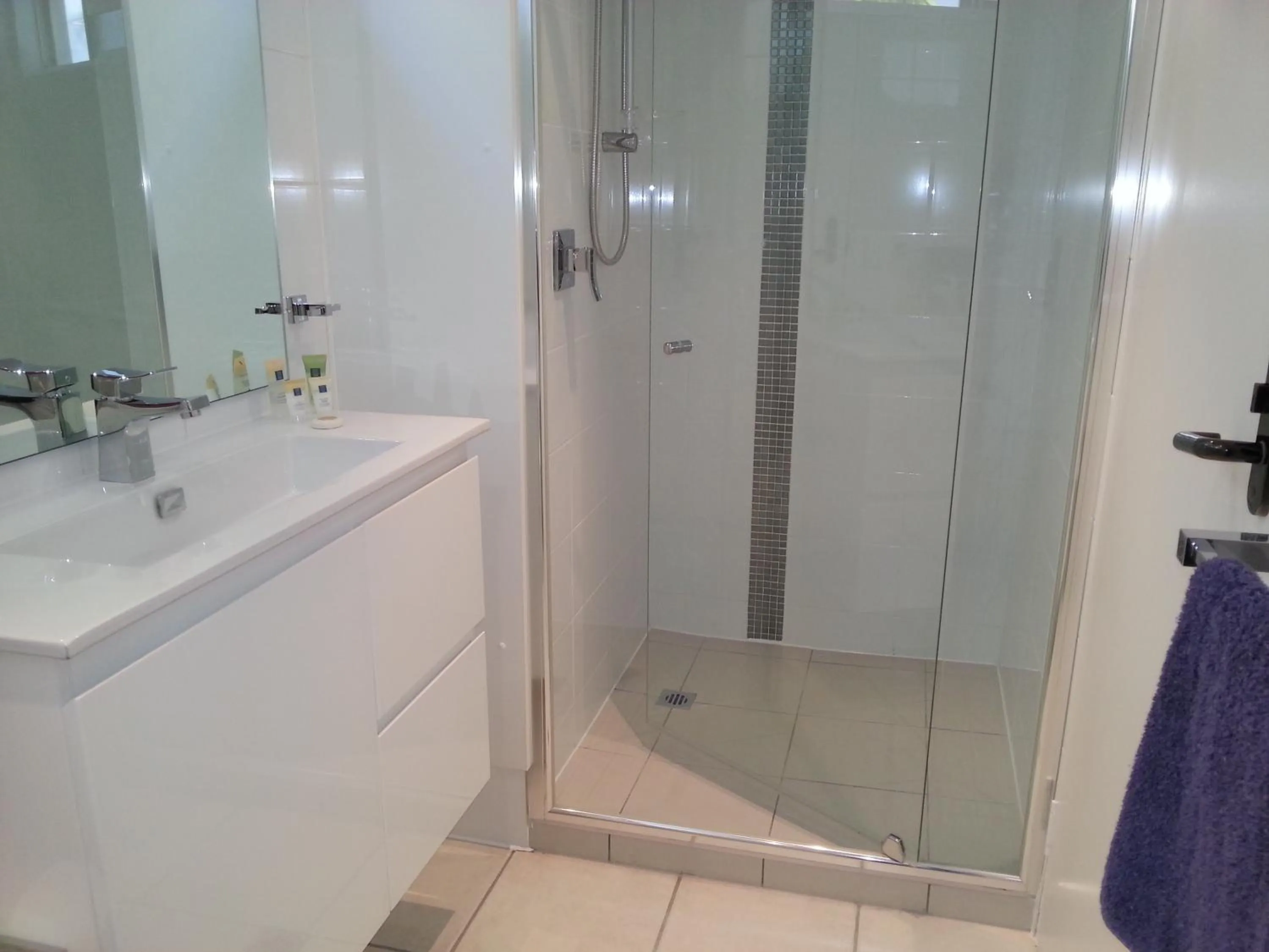 Shower in Bali Hai Apartments Noosa