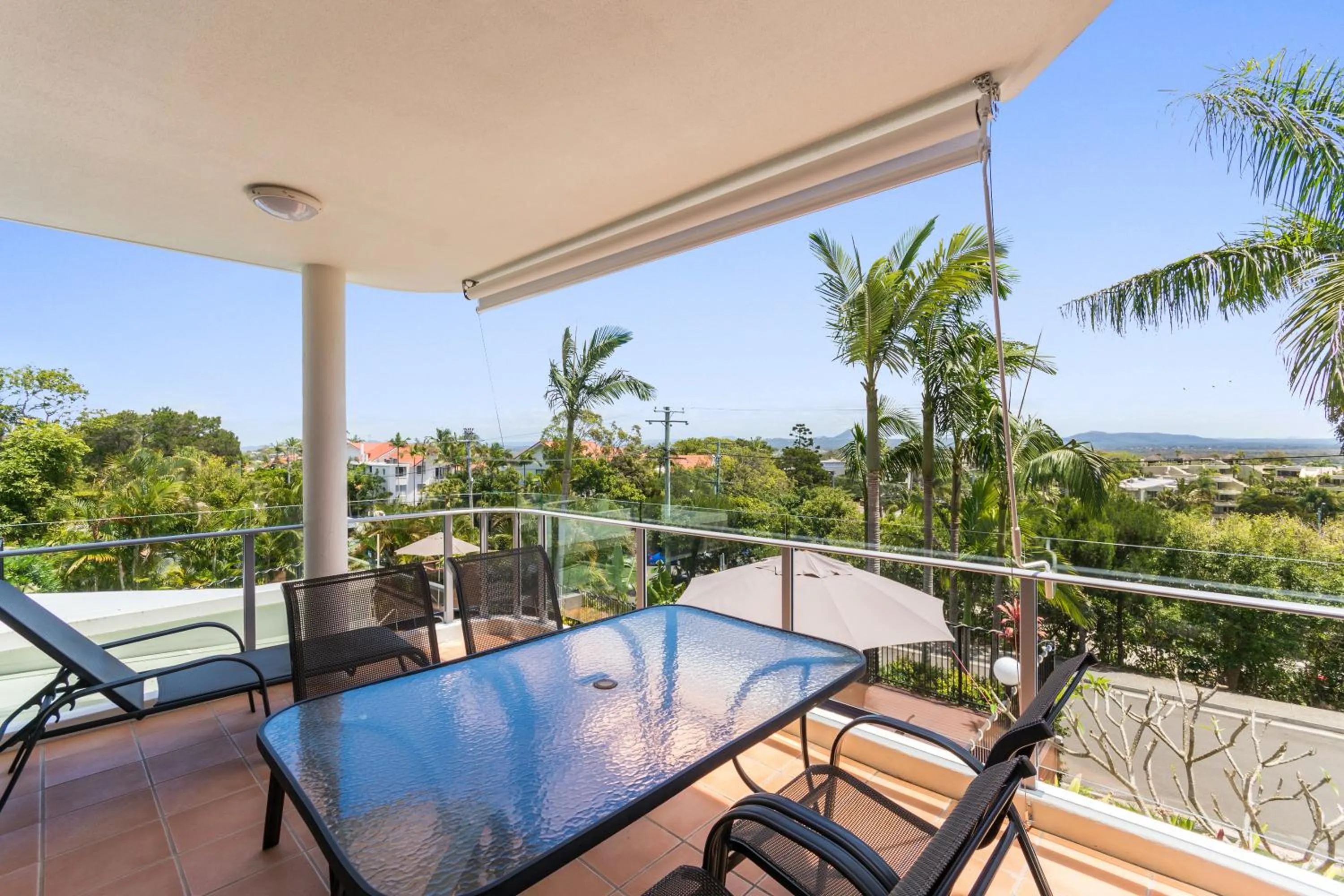 Balcony/Terrace in Bali Hai Apartments Noosa